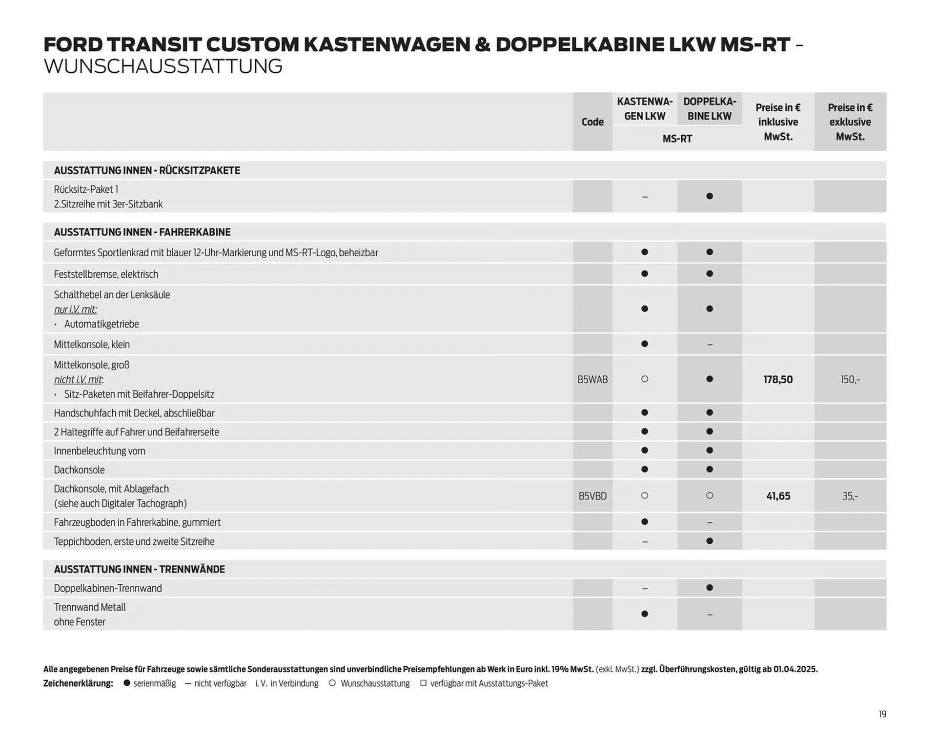 Ford Prospekt von 7. Oktober bis 31. Oktober 2025 - Prospekt seite 19