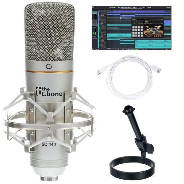 the t.bone SC 440 USB Podcast Bundle 2