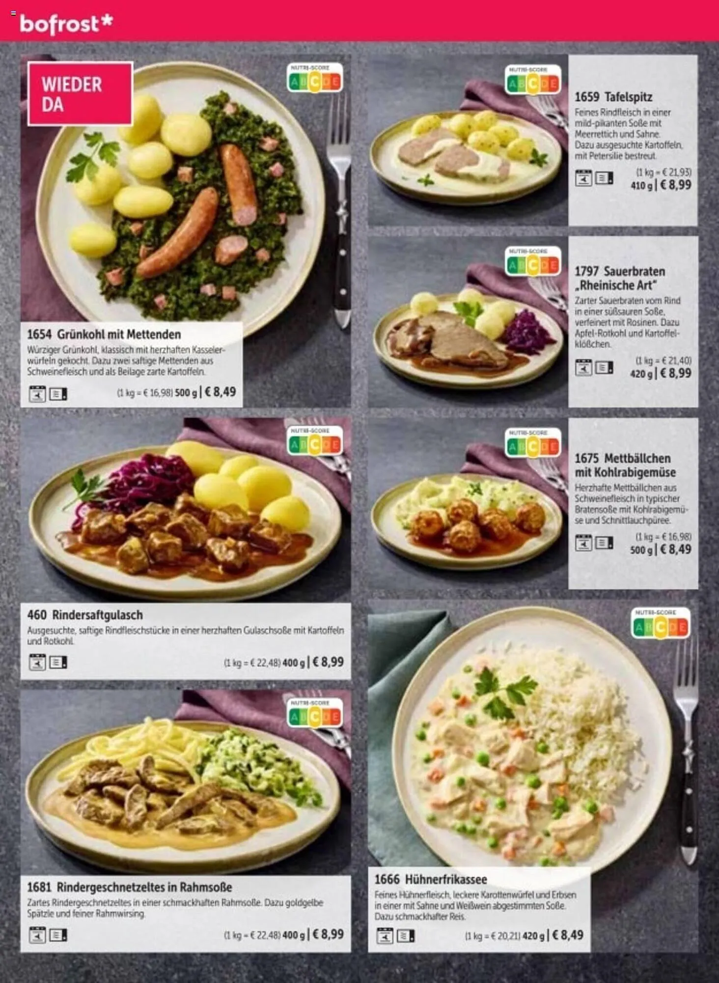 Bofrost Prospekt von 10. Oktober bis 28. Februar 2025 - Prospekt seite 98