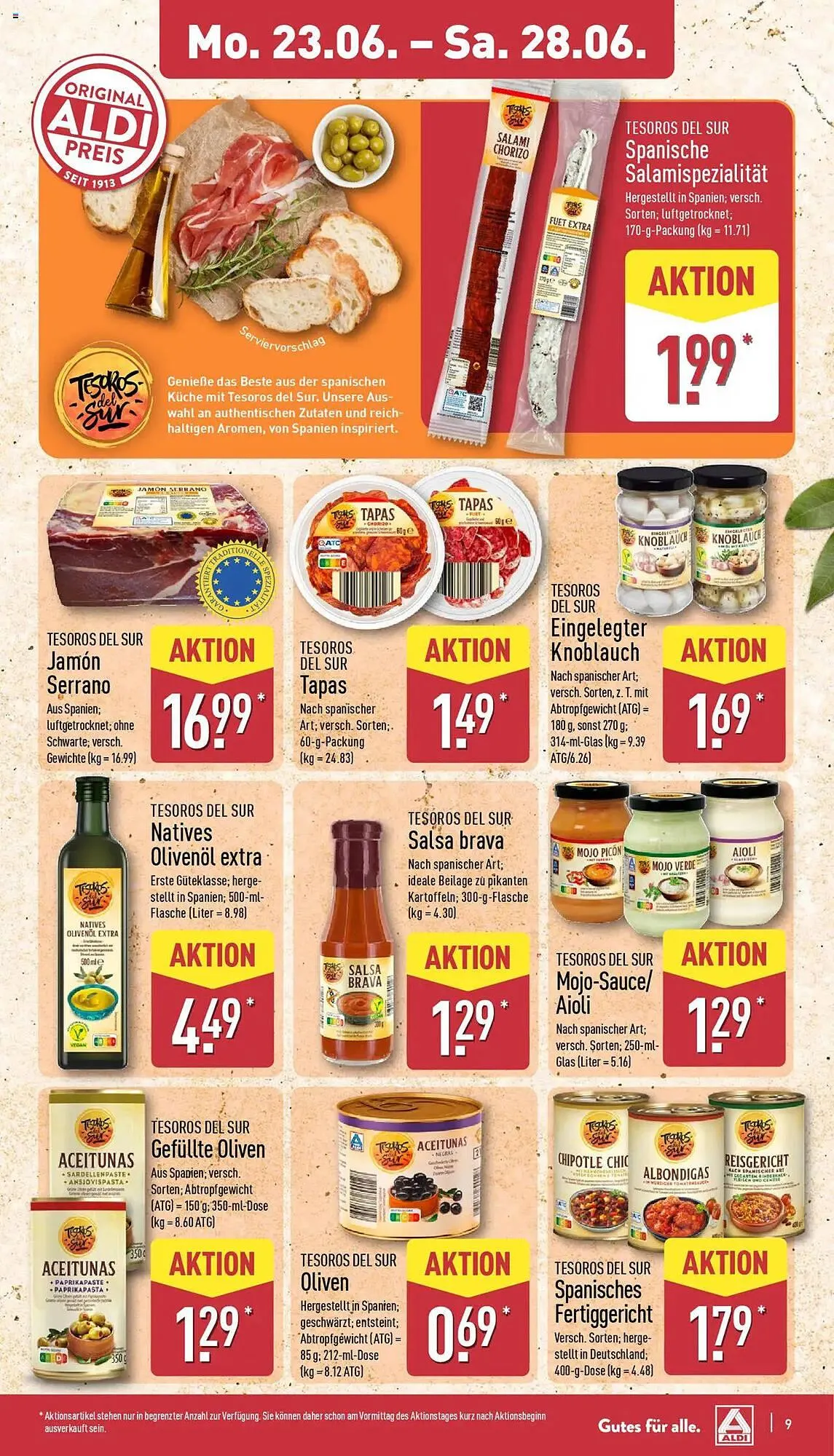 Aldi Nord Prospekt von 23. Juni bis 28. Juni 2025 - Prospekt seite 13