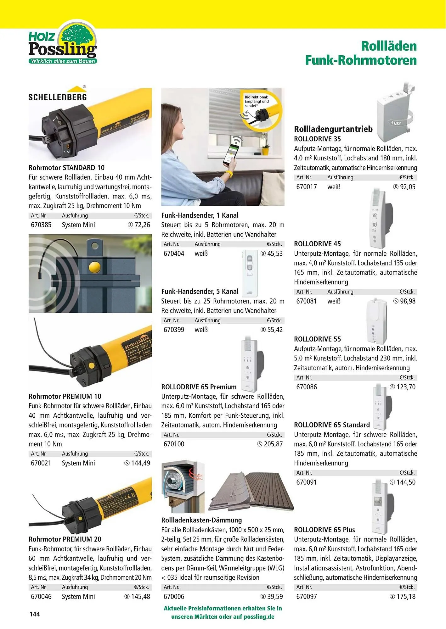 Holz Possling Prospekt von 1. April bis 31. Juli 2026 - Prospekt seite 144