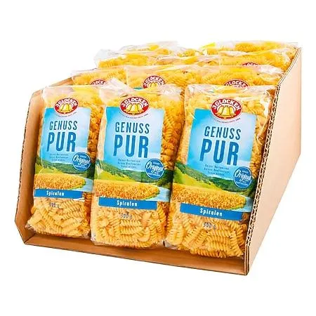 3 Glocken Genuss Pur Spiralen 500 g, 12er Pack