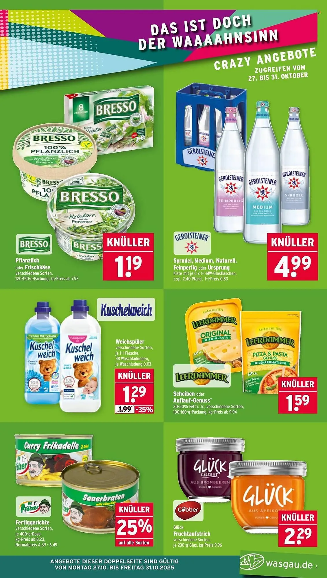 Wasgau Prospekt von 27. Oktober bis 3. November 2025 - Prospekt seite 3