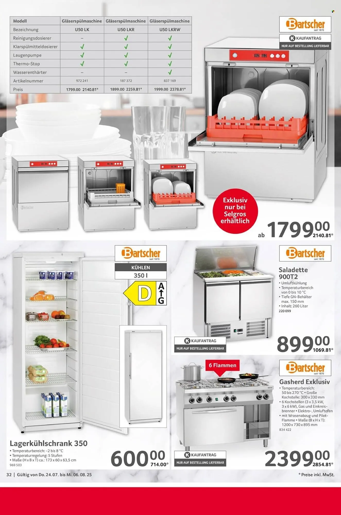 Selgros Prospekt von 24. Juli bis 6. August 2025 - Prospekt seite 32