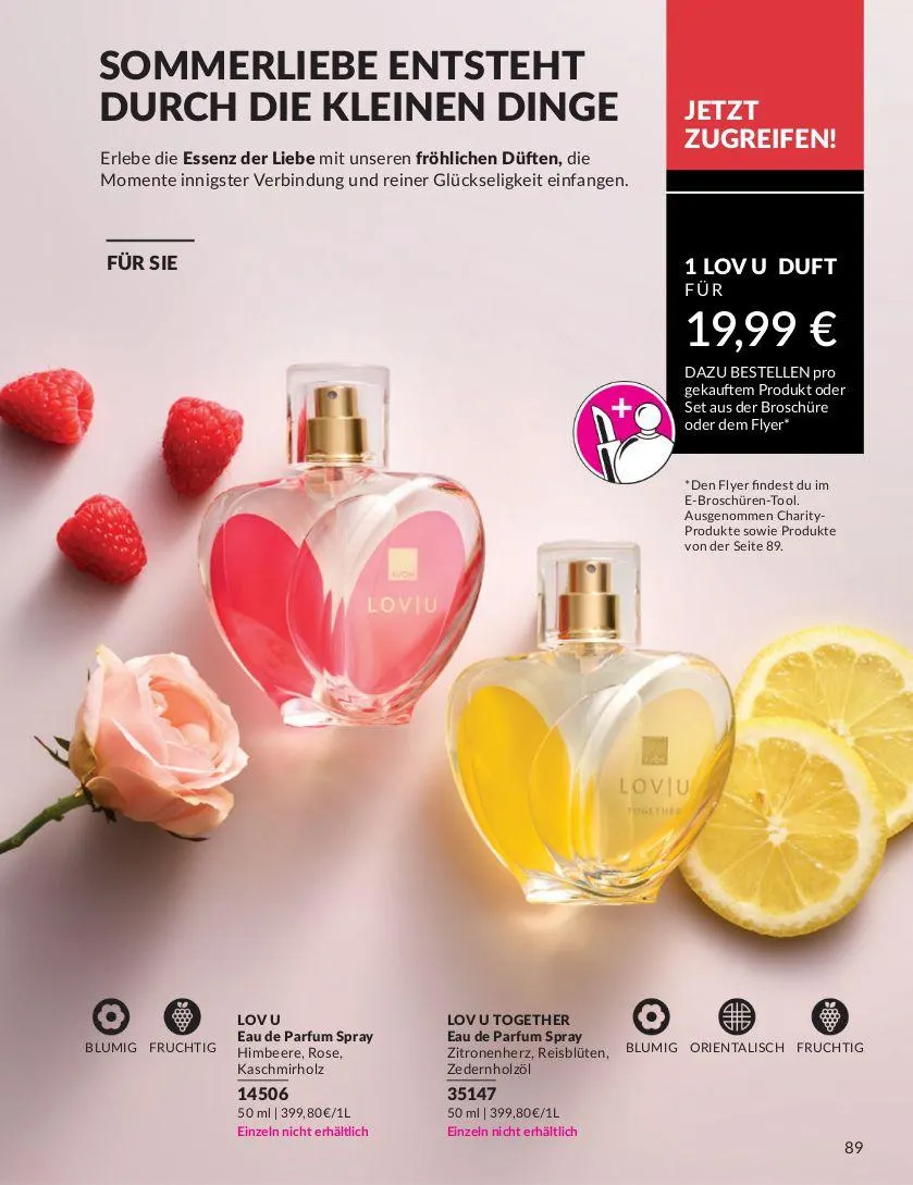 Avon Aktueller Prospekt von 4. Juni bis 18. Juni 2025 - Prospekt seite 89