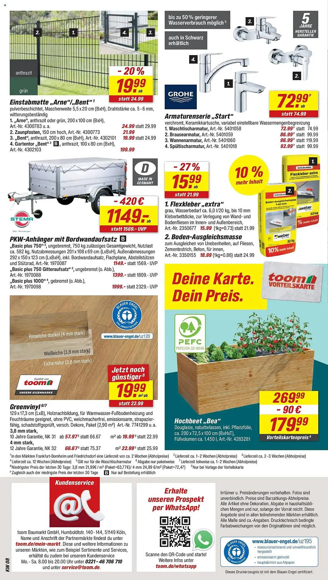 Toom Baumarkt Prospekt von 14. Februar bis 20. Februar 2026 - Prospekt seite 8