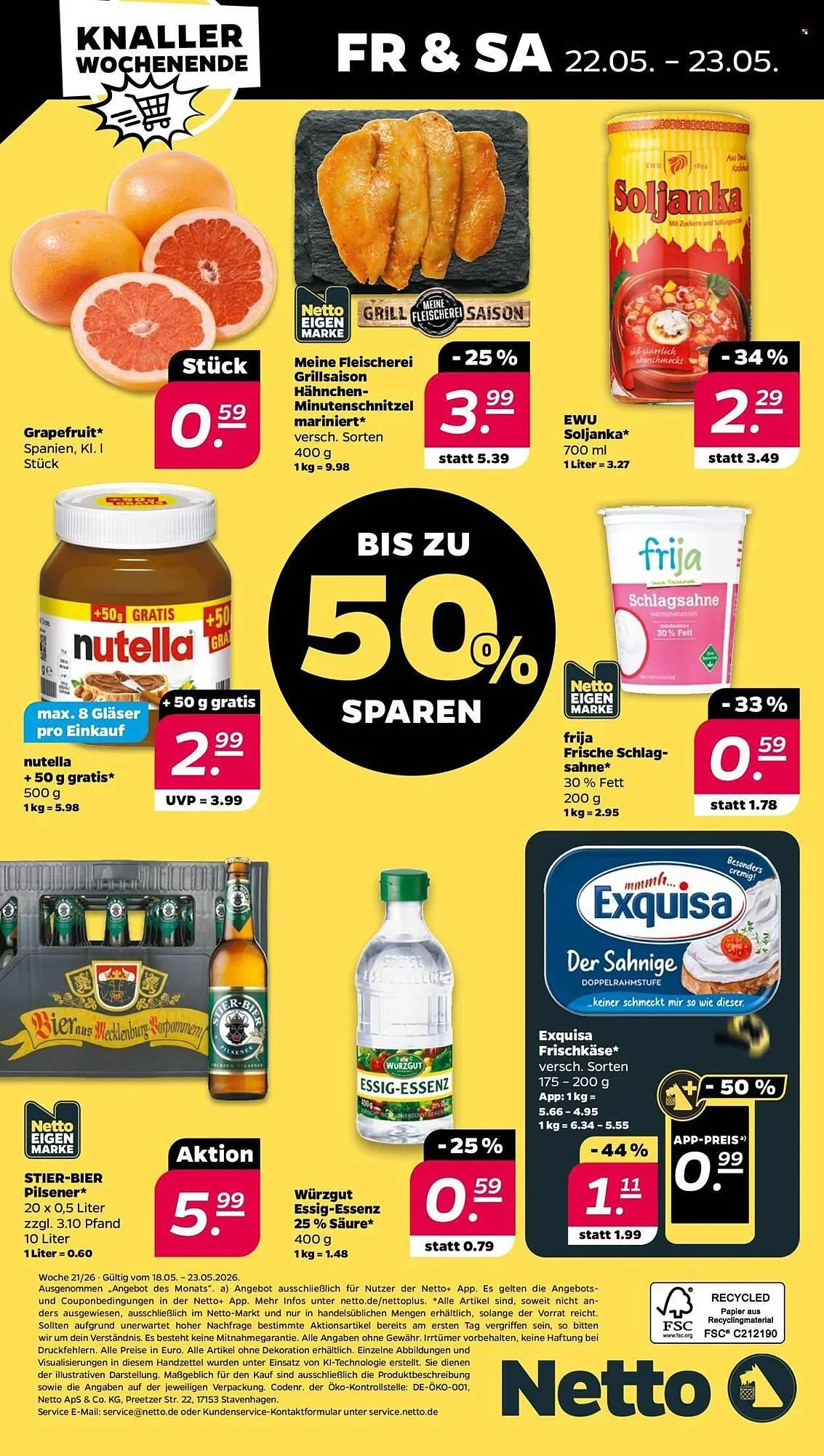 NETTO Prospekt von 18. Mai bis 23. Mai 2026 - Prospekt seite 36