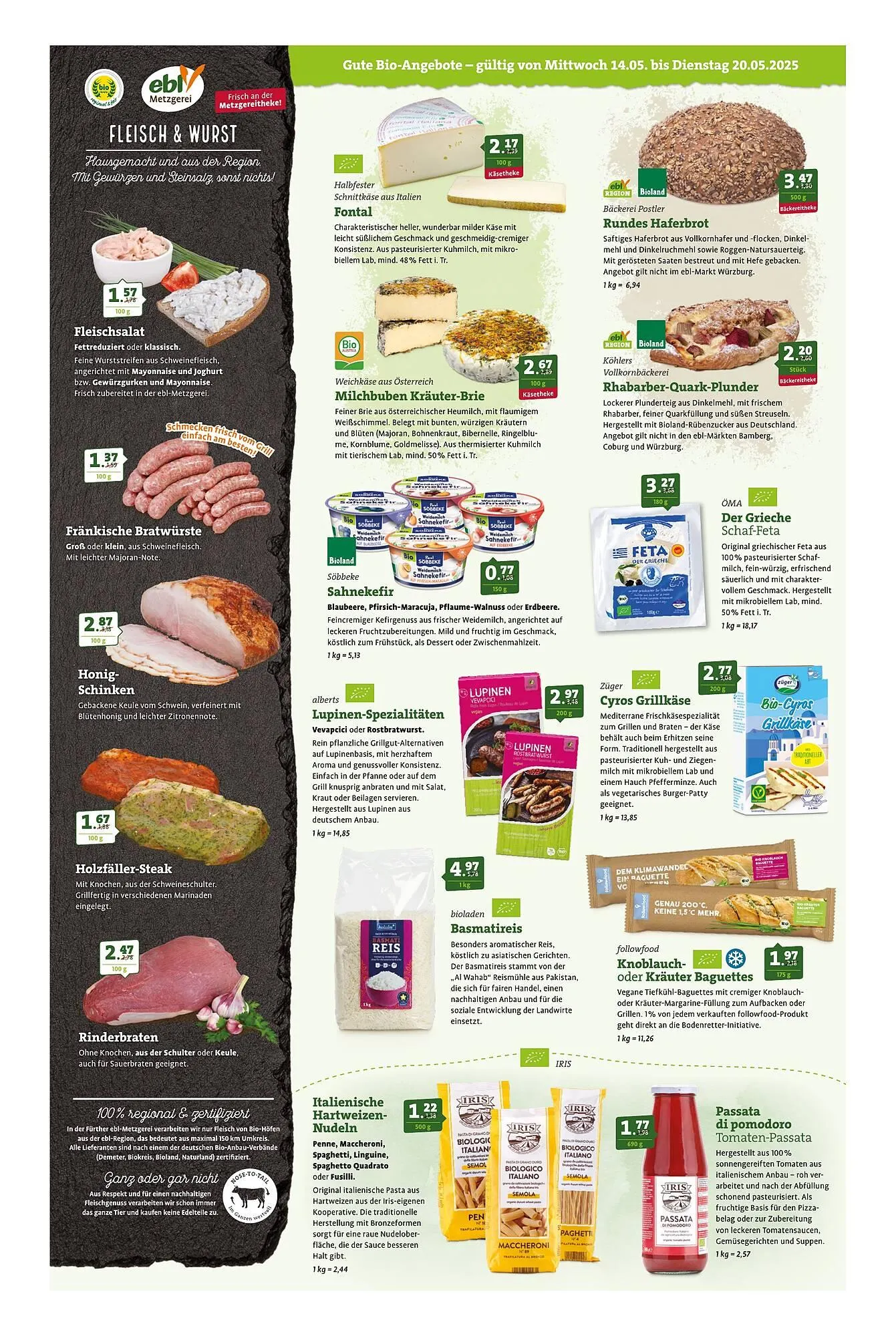 Ebl Naturkost Prospekt von 14. Mai bis 20. Mai 2025 - Prospekt seite 2
