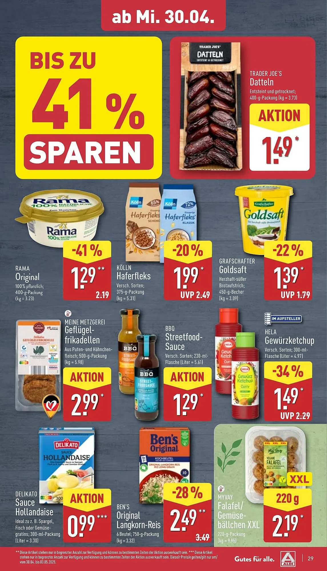 Aldi Nord Prospekt von 28. April bis 3. Mai 2025 - Prospekt seite 29
