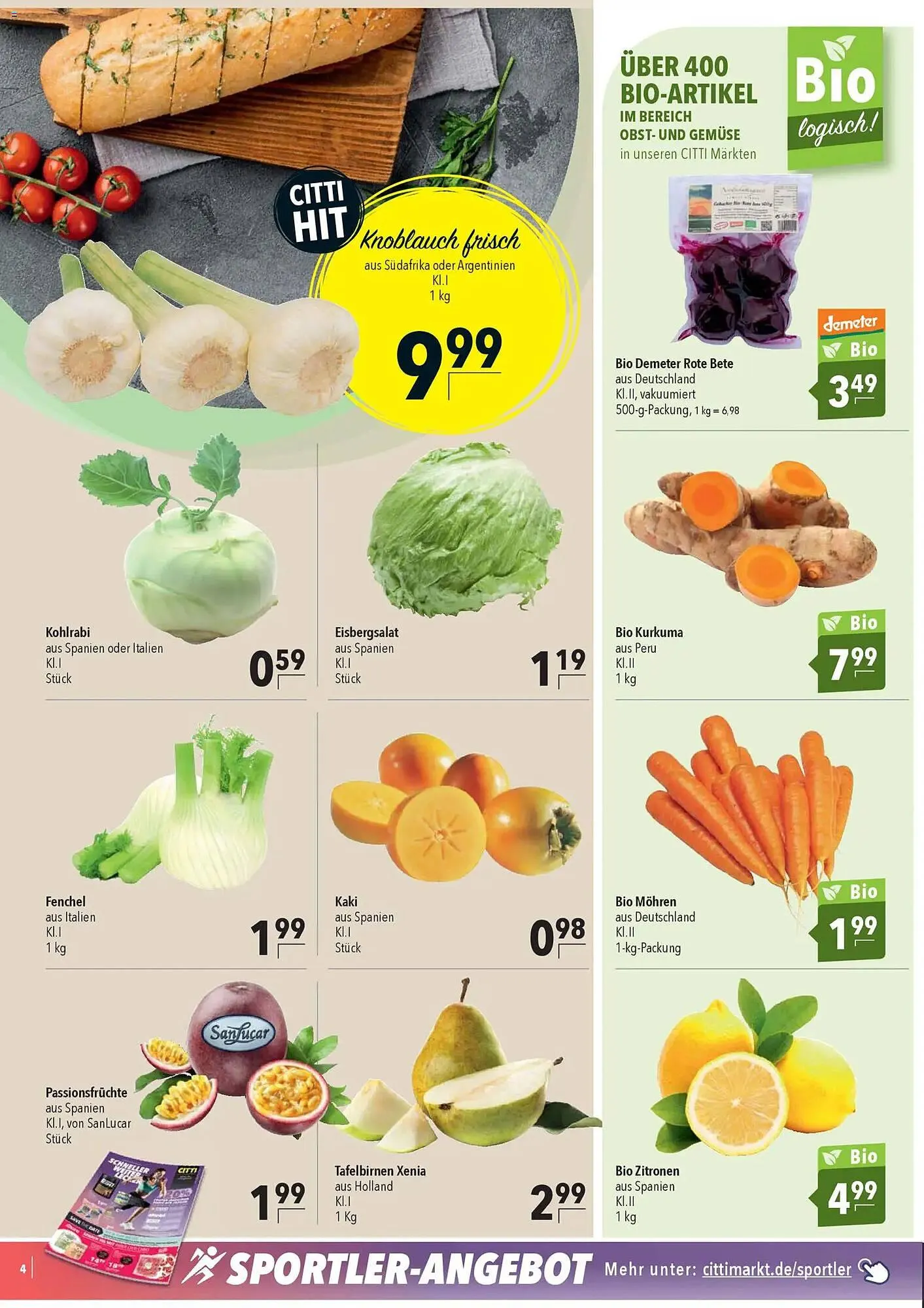 CITTI Markt Prospekt von 21. Januar bis 27. Januar 2026 - Prospekt seite 4