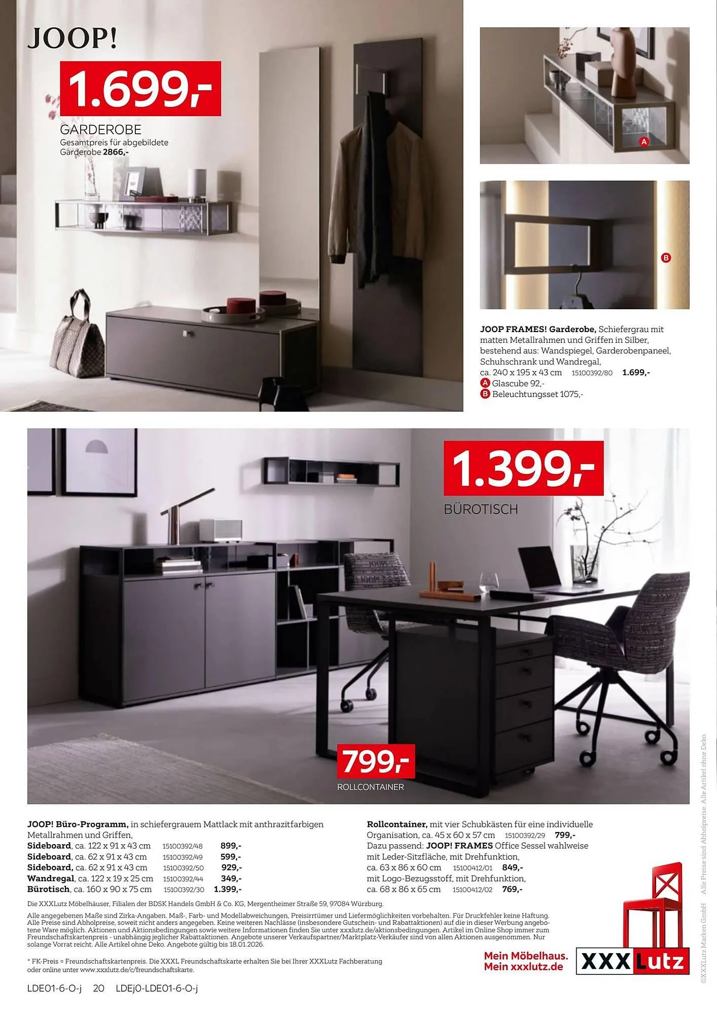 XXXLutz Prospekt von 30. März bis 13. April 2026 - Prospekt seite 20