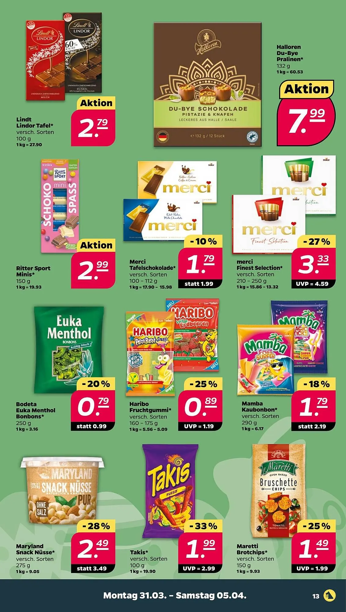 NETTO Prospekt von 31. März bis 5. April 2025 - Prospekt seite 13