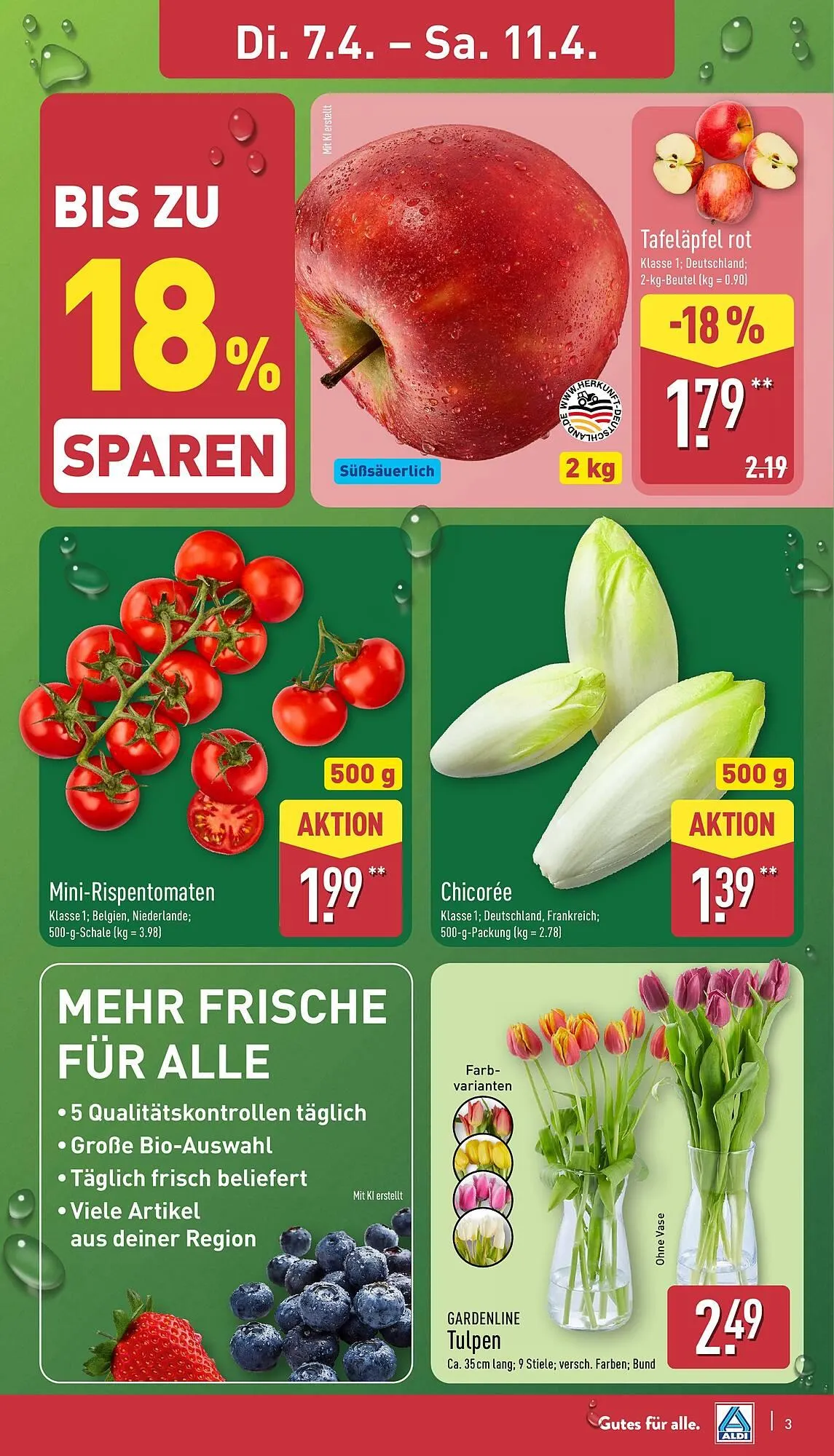 Aldi Nord Prospekt von 7. April bis 11. April 2026 - Prospekt seite 3