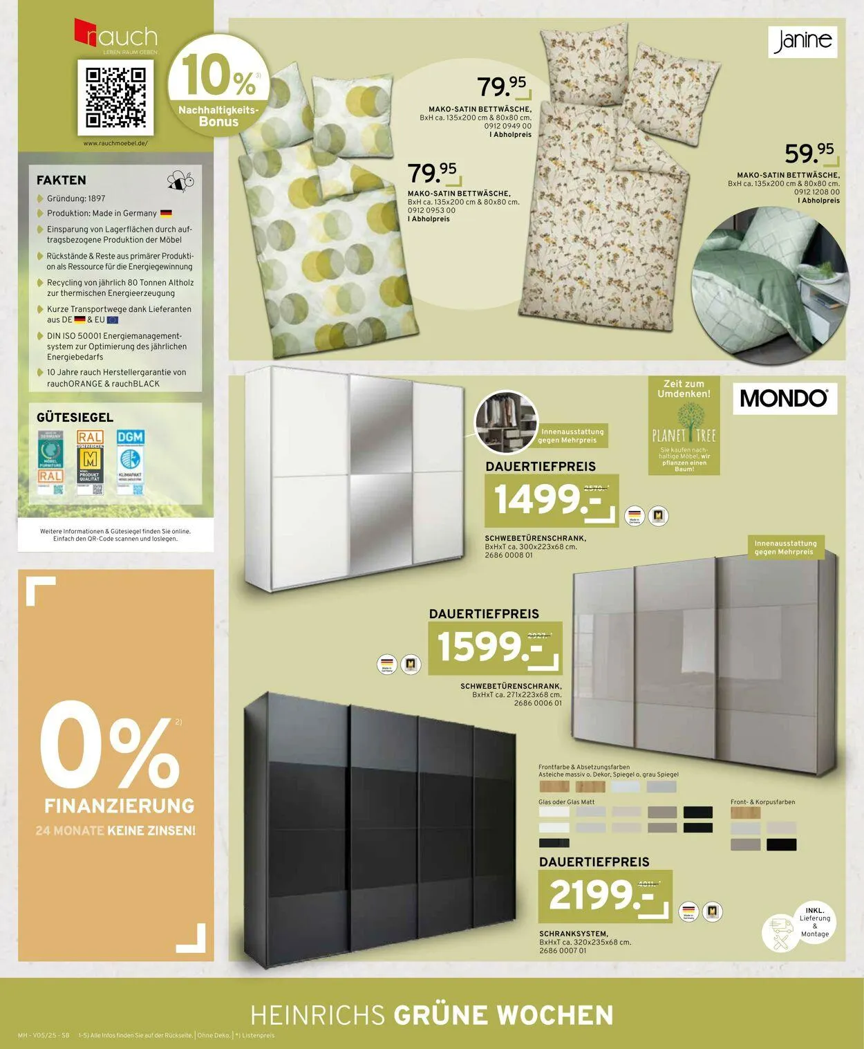 Möbel Heinrich Aktueller Prospekt von 23. April bis 25. Mai 2025 - Prospekt seite 8