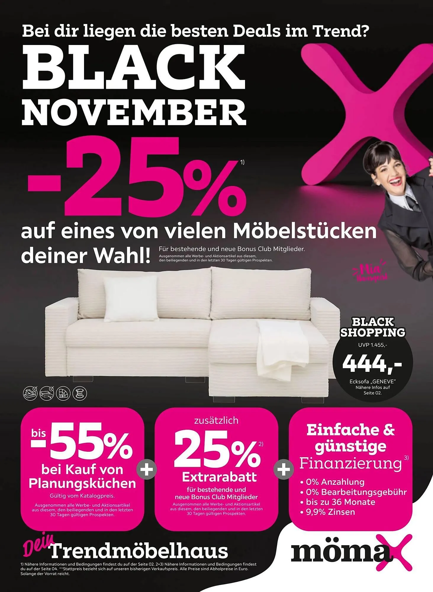 Mömax Prospekt von 17. November bis 26. November 2025 - Prospekt seite 1