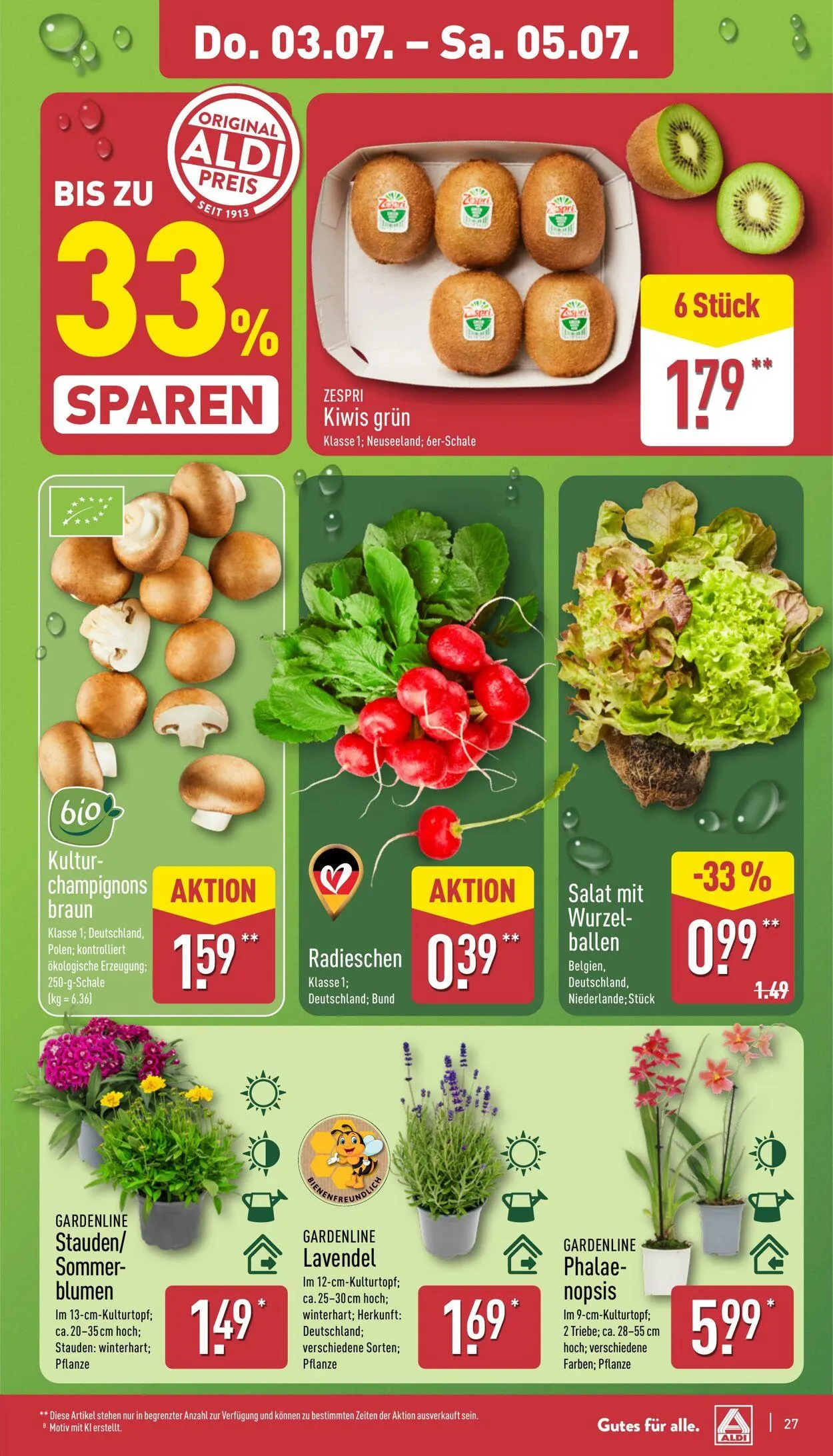 Aldi-Nord von 30. Juni bis 5. Juli 2025 - Prospekt seite 7
