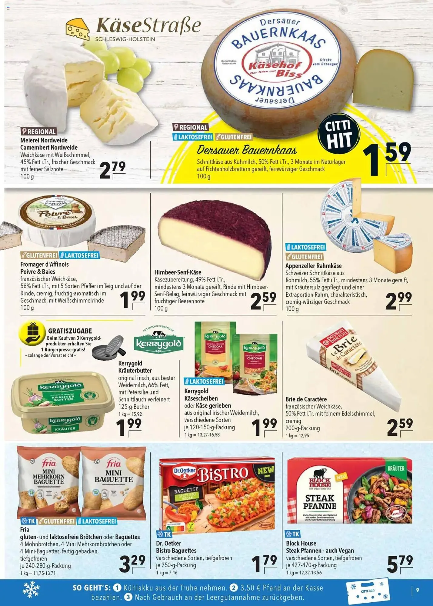 CITTI Markt Prospekt von 6. August bis 12. August 2025 - Prospekt seite 9