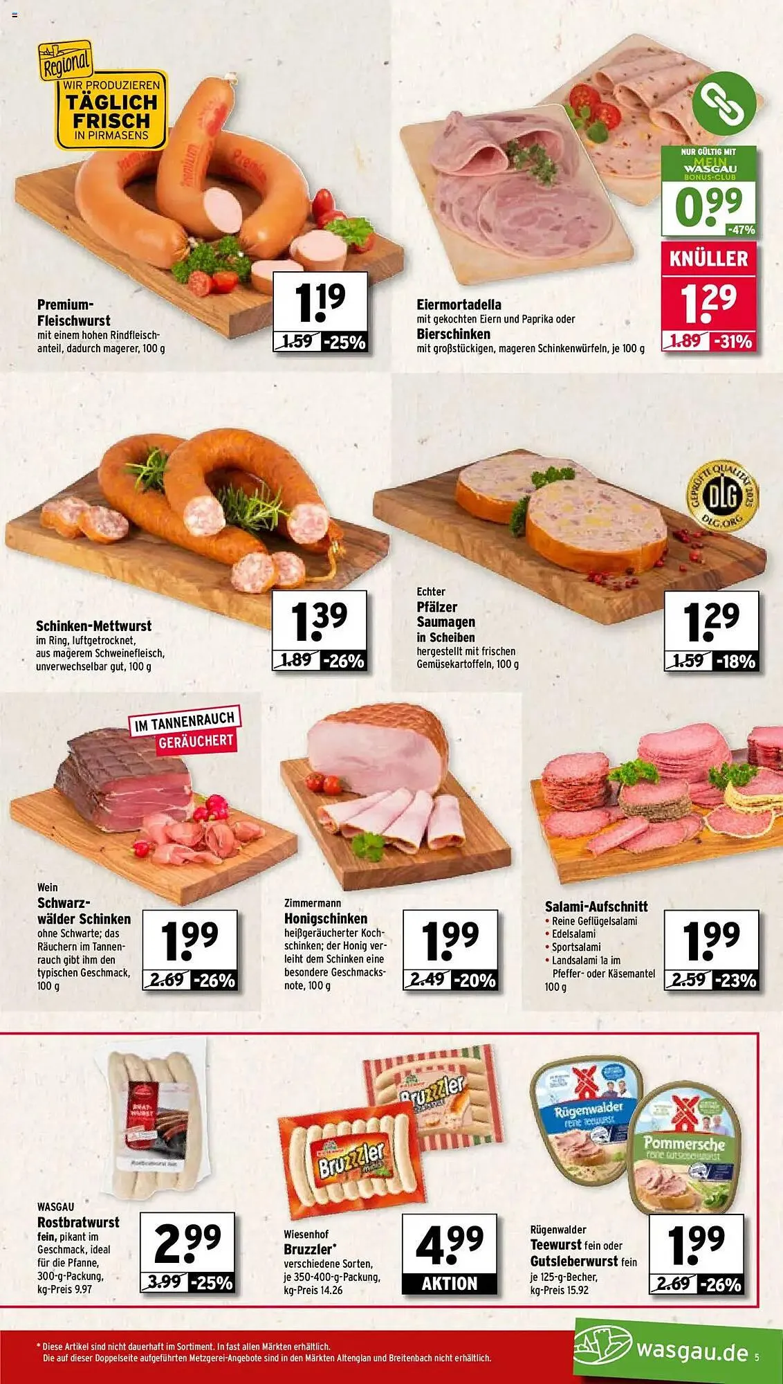 Wasgau Prospekt von 25. August bis 31. August 2025 - Prospekt seite 5