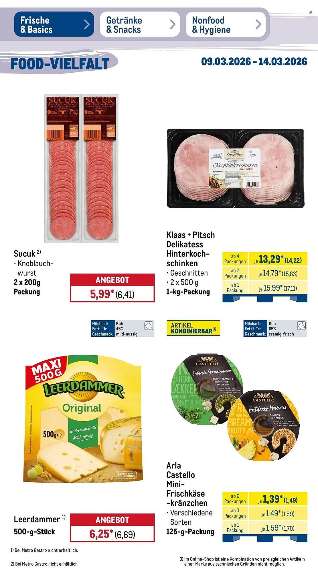 METRO Prospekt von 9. März bis 14. März 2026 - Prospekt seite 17