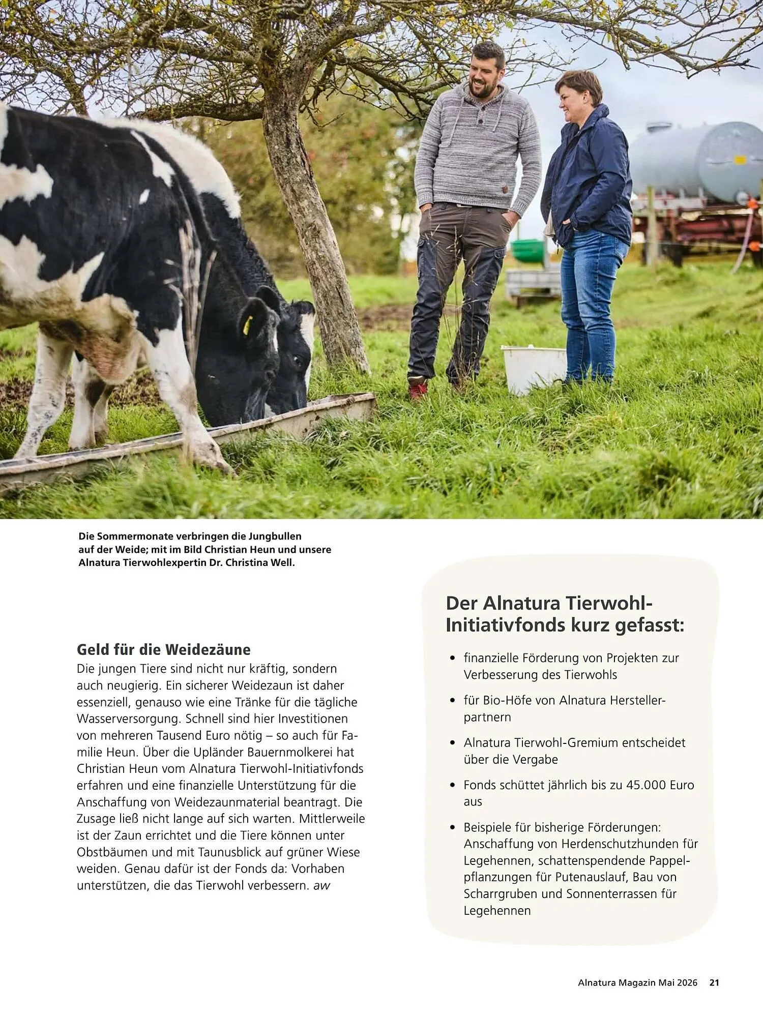 Alnatura Magazin von 1. Mai bis 1. Juni 2026 - Prospekt seite 21
