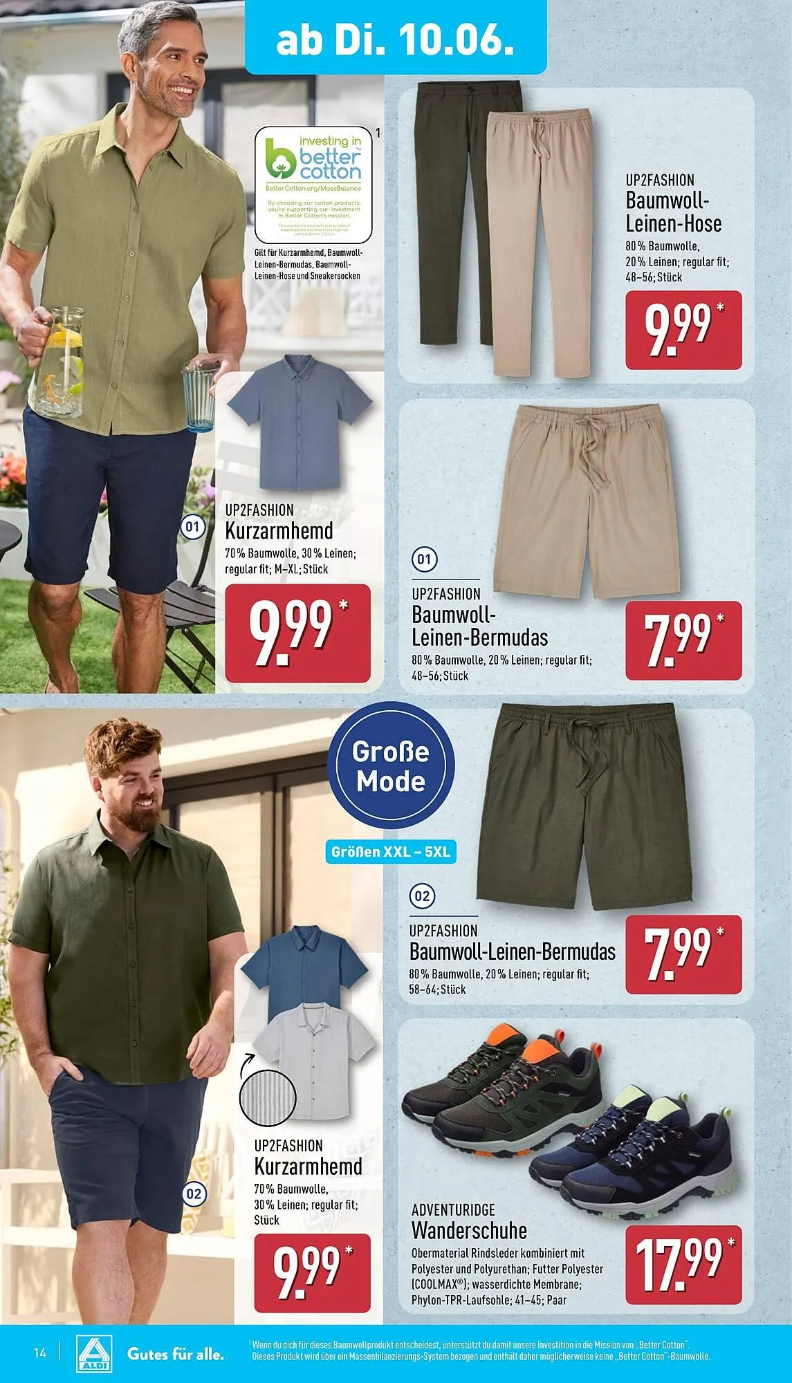 Aldi Nord Prospekt von 10. Juni bis 14. Juni 2025 - Prospekt seite 14