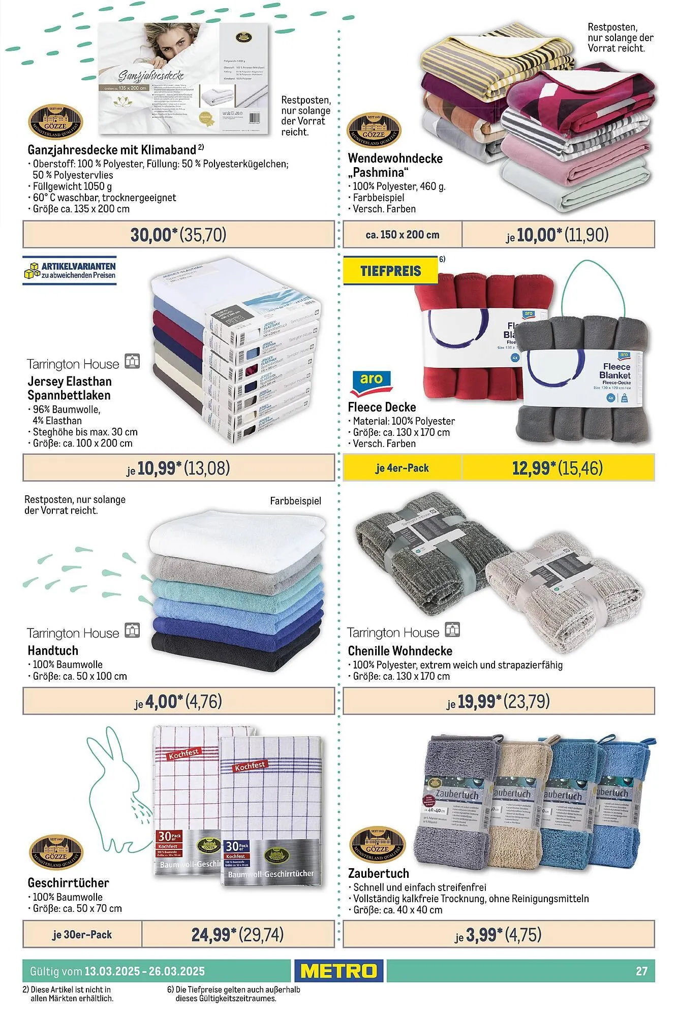 METRO Prospekt von 13. März bis 26. März 2025 - Prospekt seite 27