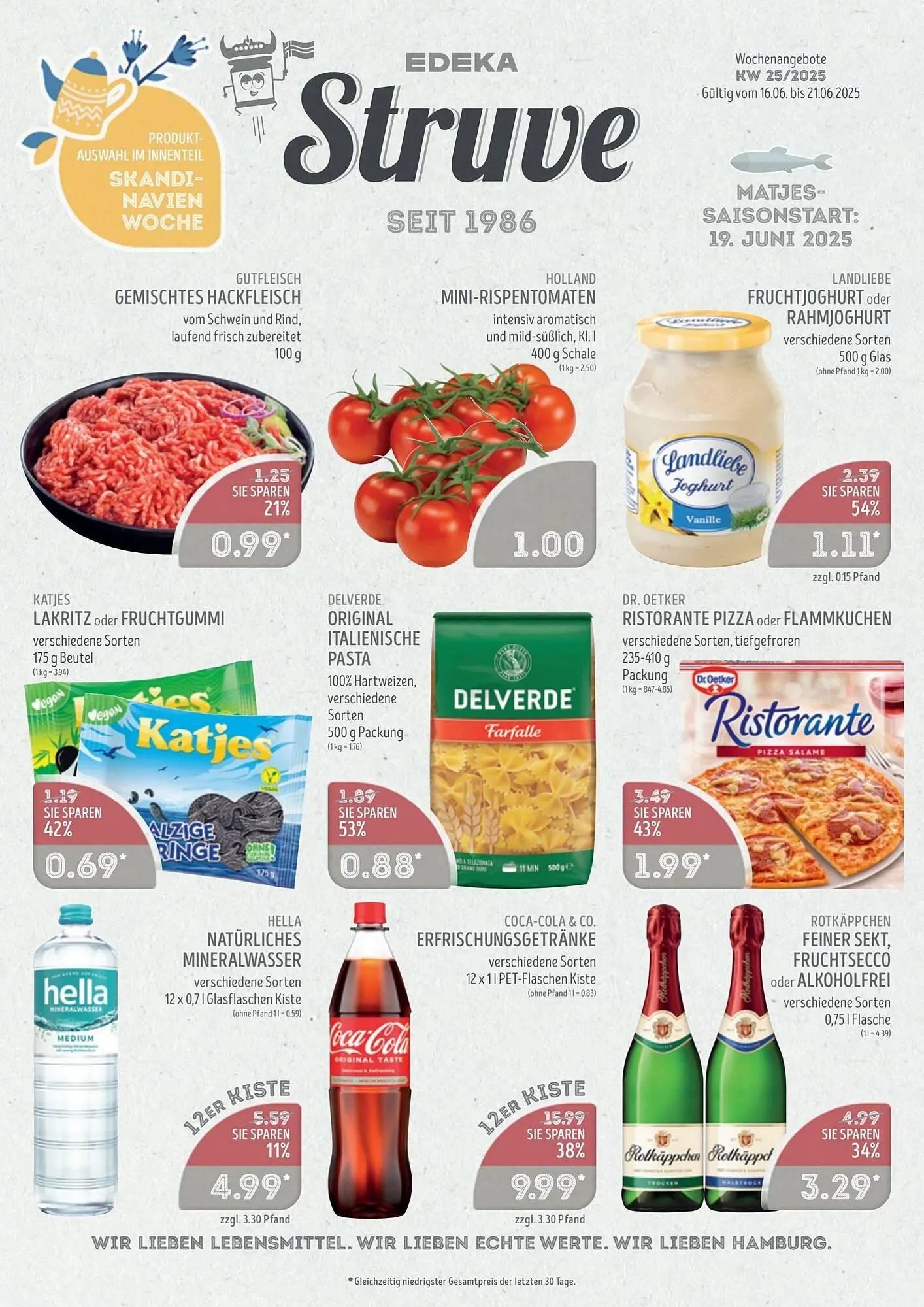 Edeka Struve Prospekt von 16. Juni bis 22. Juni 2025 - Prospekt seite 1