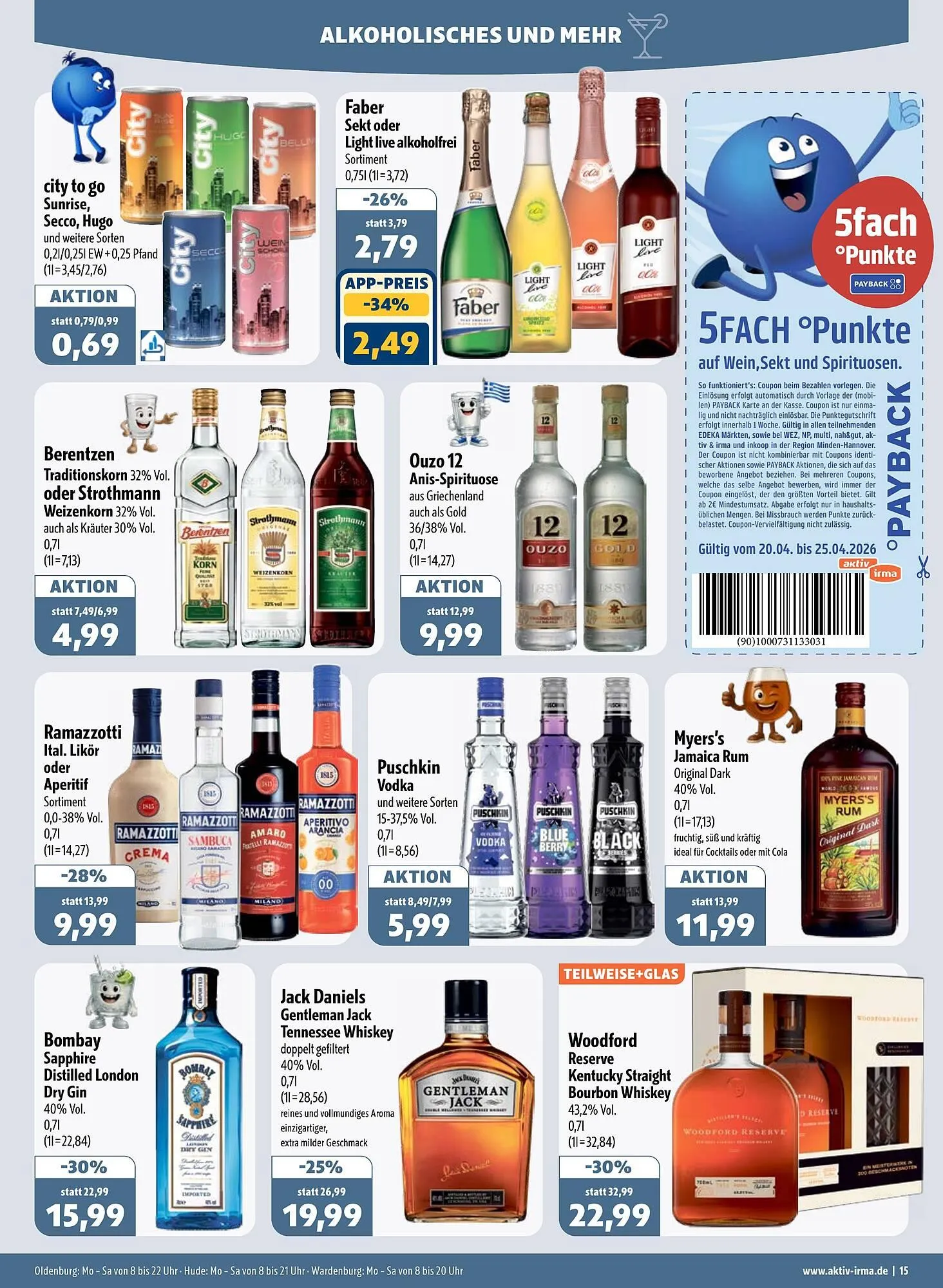 Aktiv Irma Prospekt von 20. April bis 25. April 2026 - Prospekt seite 15