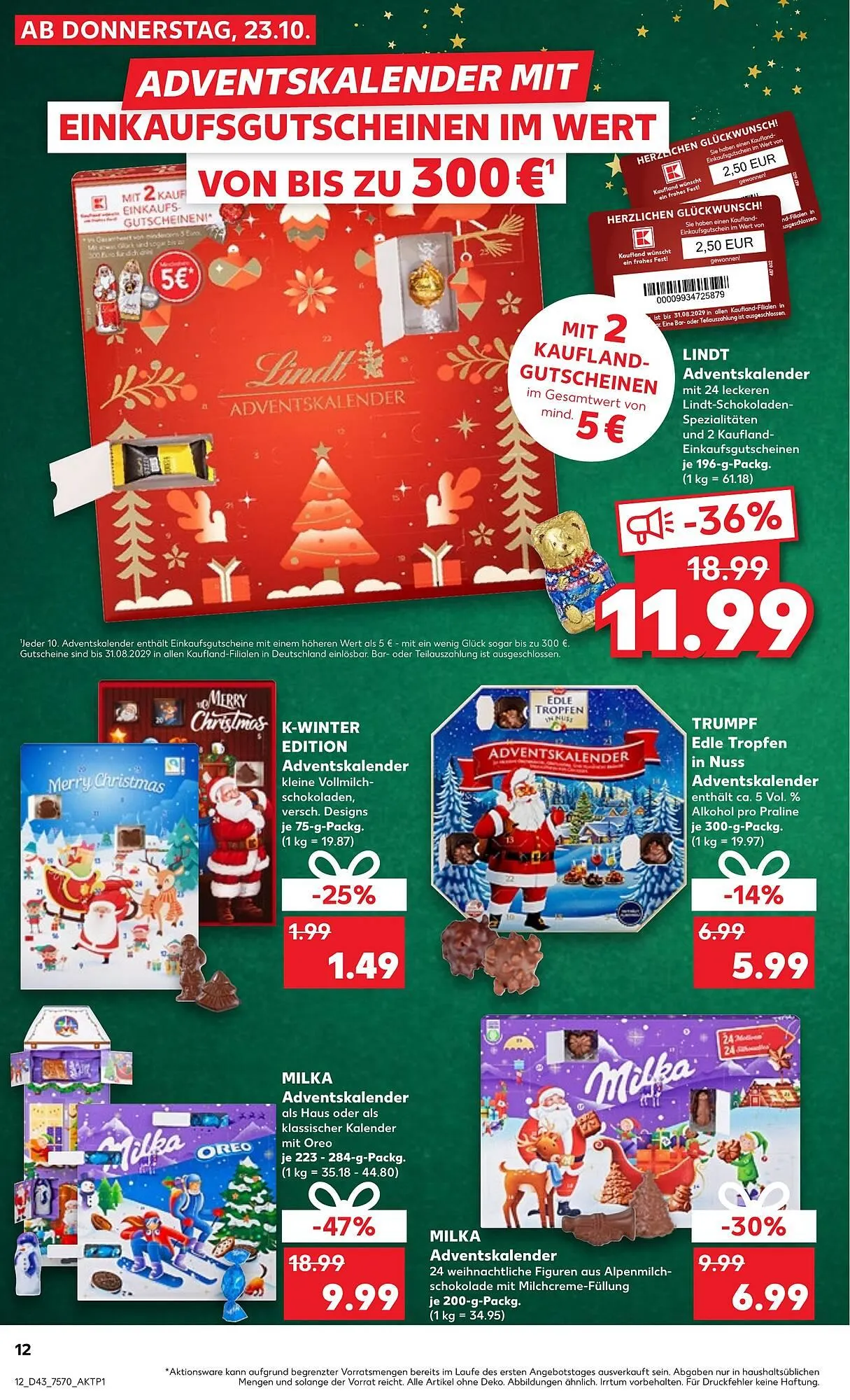 Kaufland Prospekt von 23. Oktober bis 29. Oktober 2025 - Prospekt seite 12