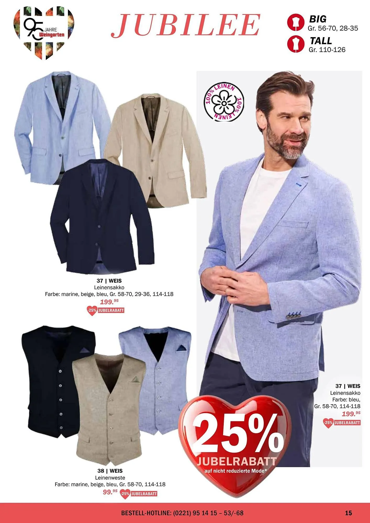 Modehaus Weingarten Prospekt von 2. April bis 1. Juni 2025 - Prospekt seite 15