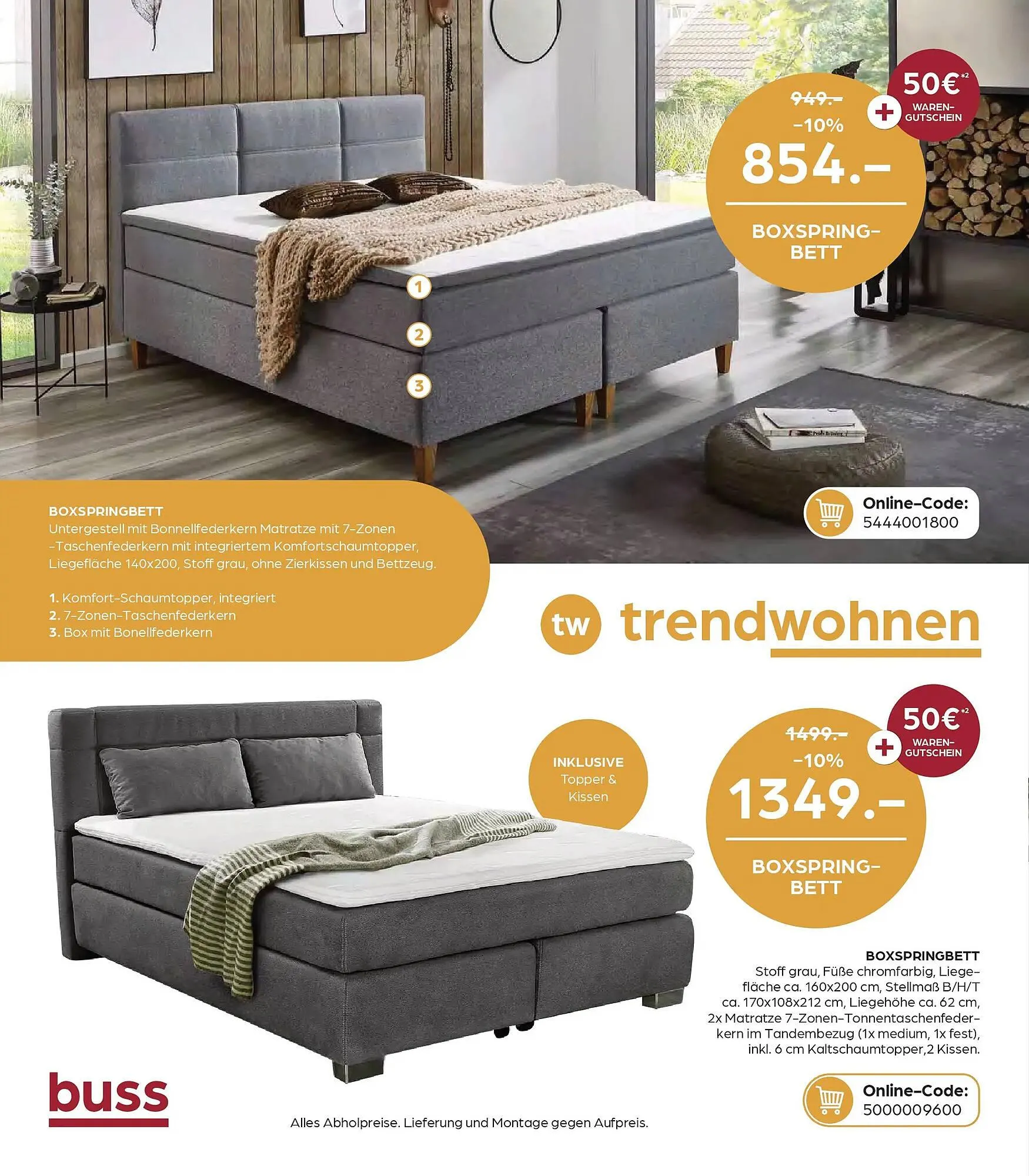 Möbel Buss Prospekt von 26. Februar bis 16. März 2026 - Prospekt seite 24