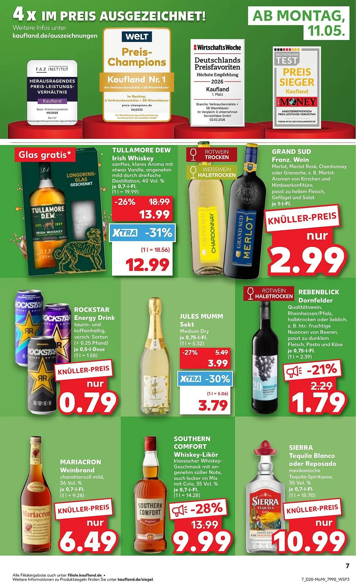 Kaufland Prospekt von 11. Mai bis 13. Mai 2026 - Prospekt seite 7