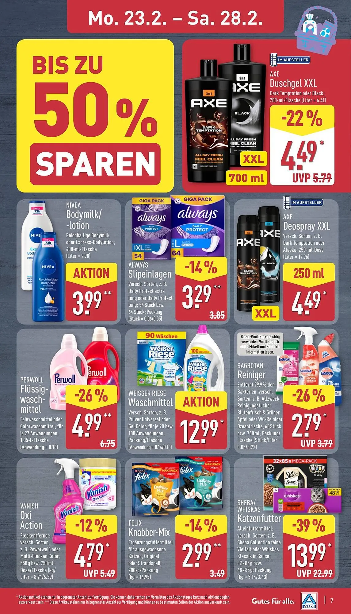 Aldi Nord Prospekt von 23. Februar bis 28. Februar 2026 - Prospekt seite 7