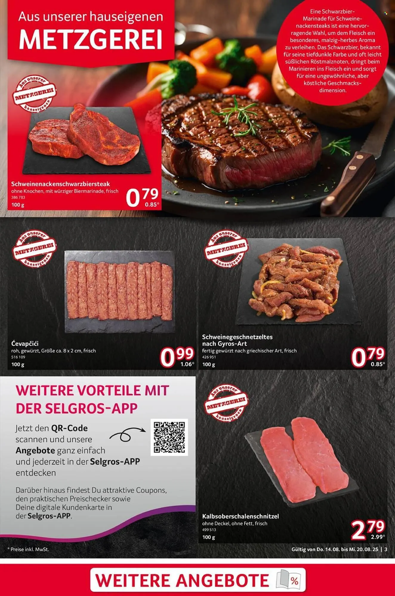 Selgros Prospekt von 14. August bis 20. August 2025 - Prospekt seite 3