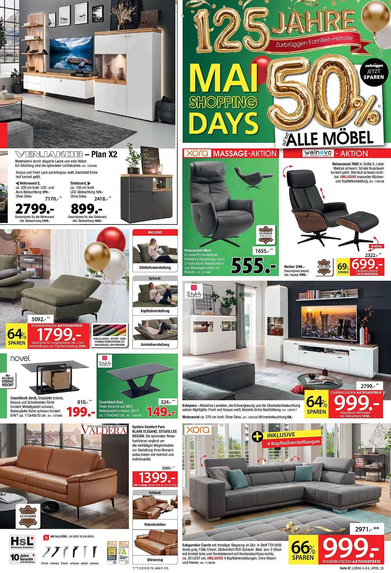 Zurbrüggen Prospekt von 25. April bis 10. Mai 2025 - Prospekt seite 7