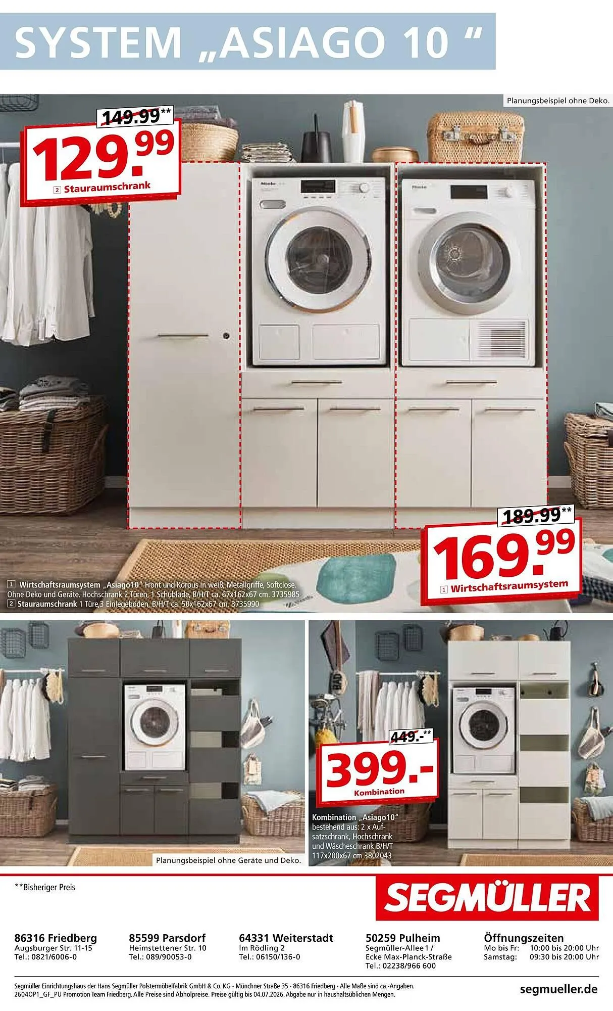 Segmüller Prospekt von 4. April bis 4. Juli 2026 - Prospekt seite 10