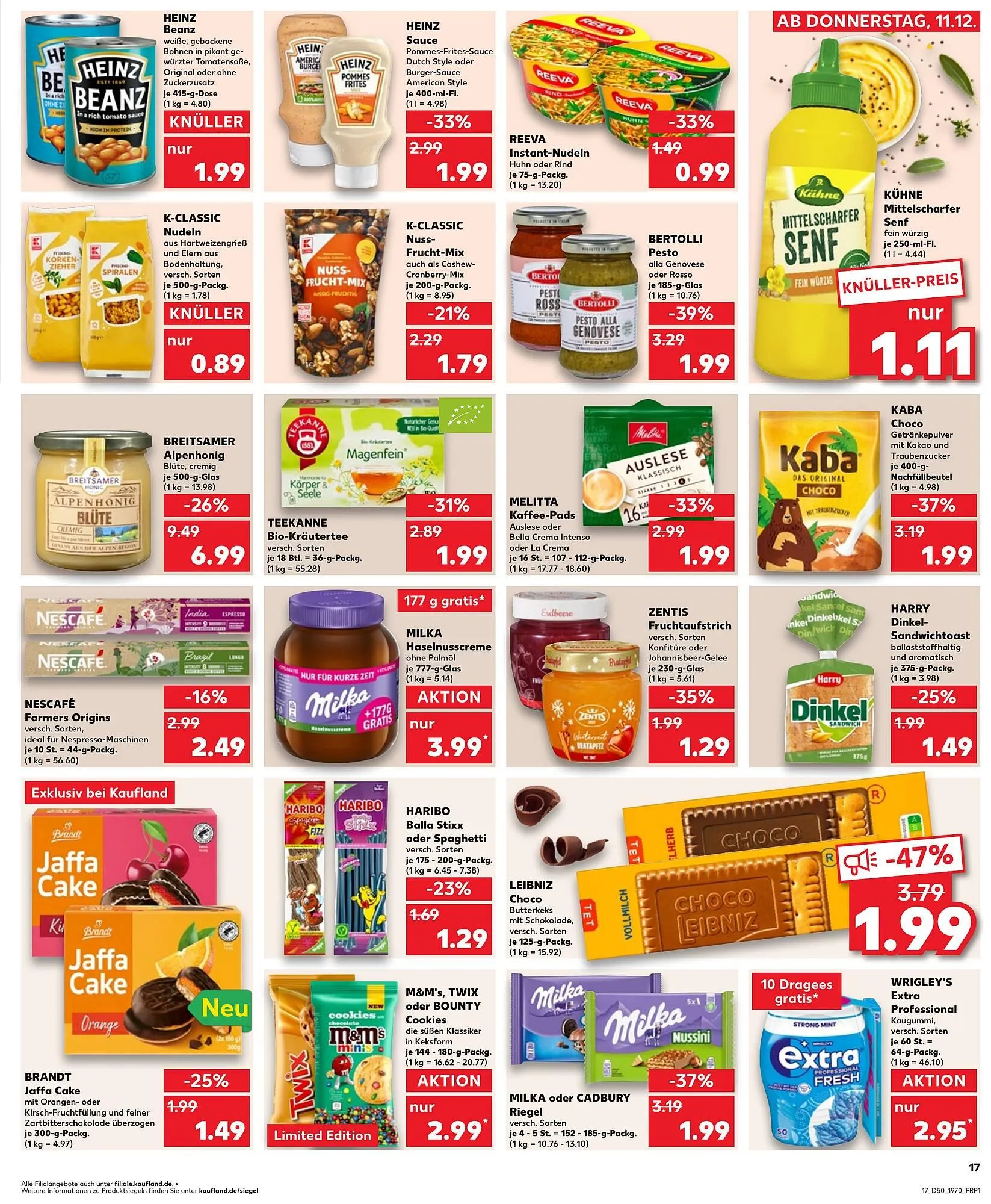 Kaufland Prospekt von 11. Dezember bis 17. Dezember 2025 - Prospekt seite 17