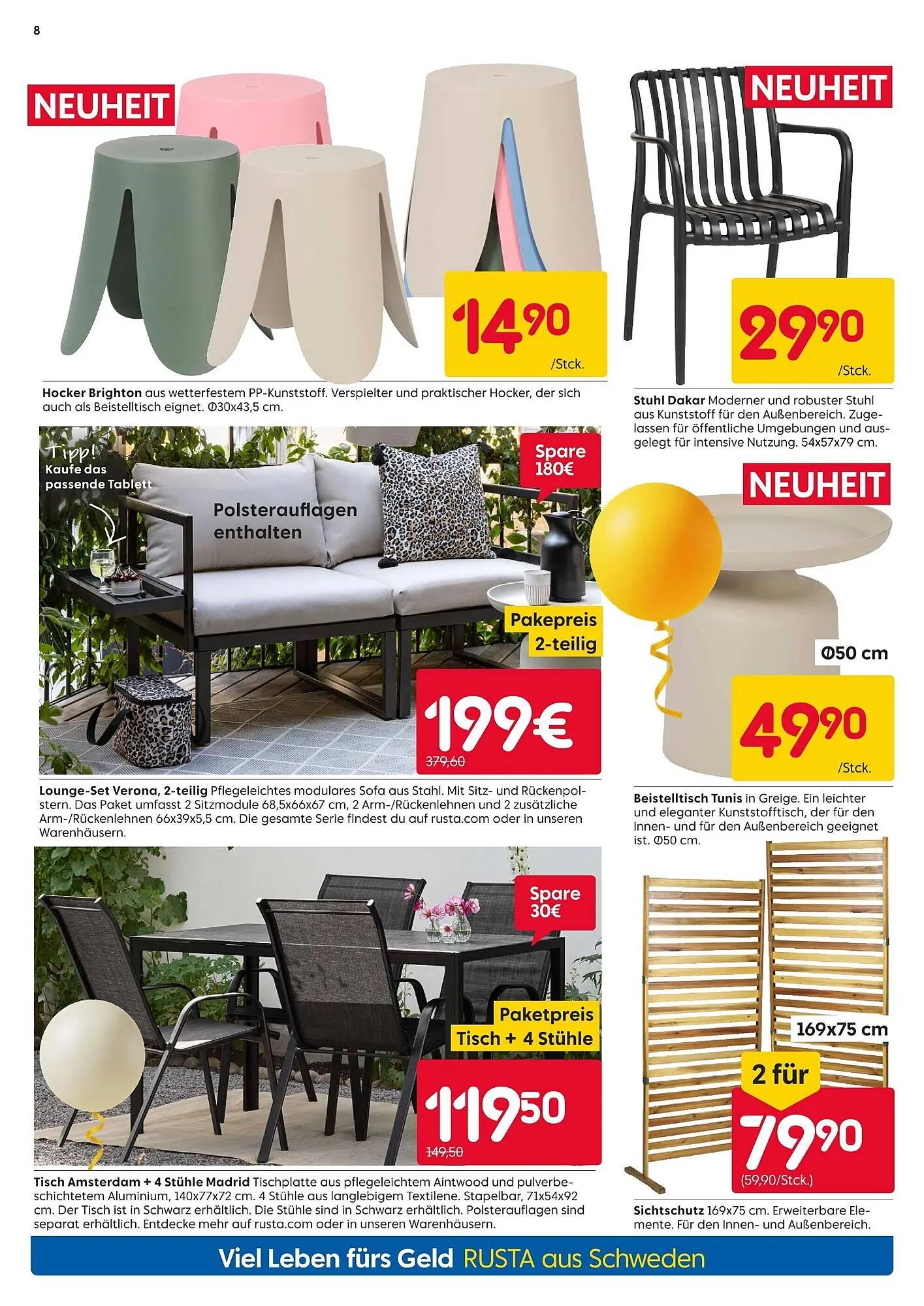 Rusta Prospekt von 18. April bis 24. April 2026 - Prospekt seite 8