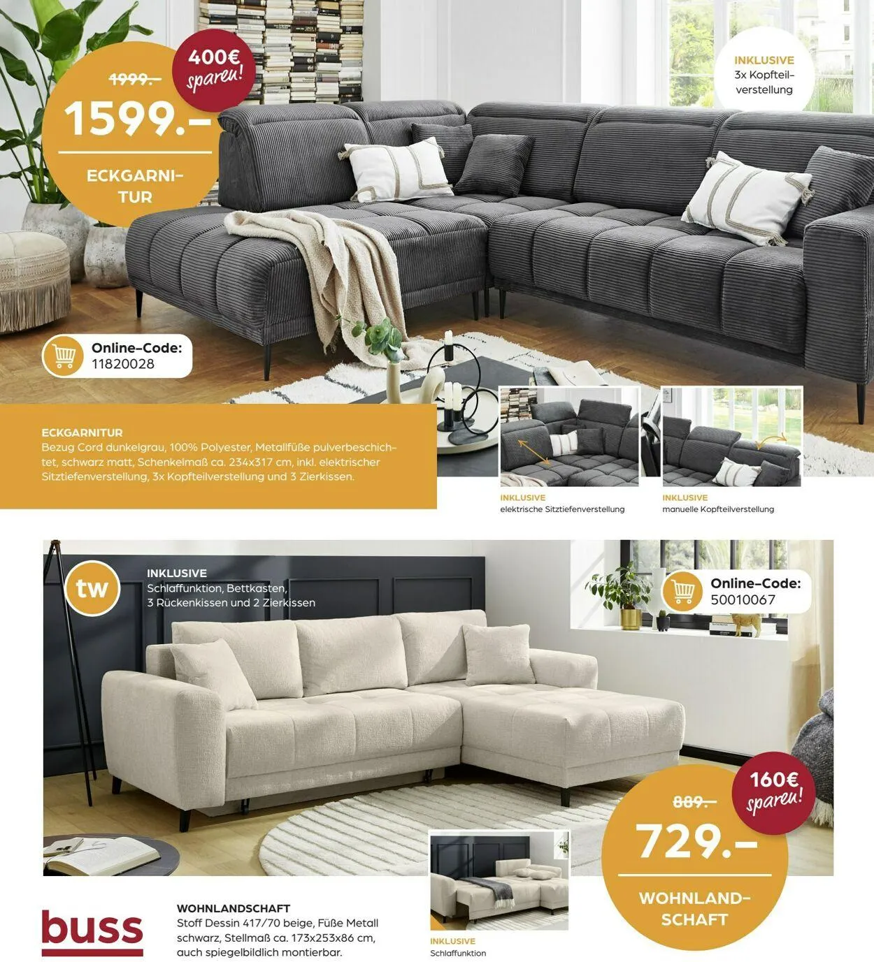 SB Möbel Boss Aktueller Prospekt von 9. April bis 23. April 2025 - Prospekt seite 4