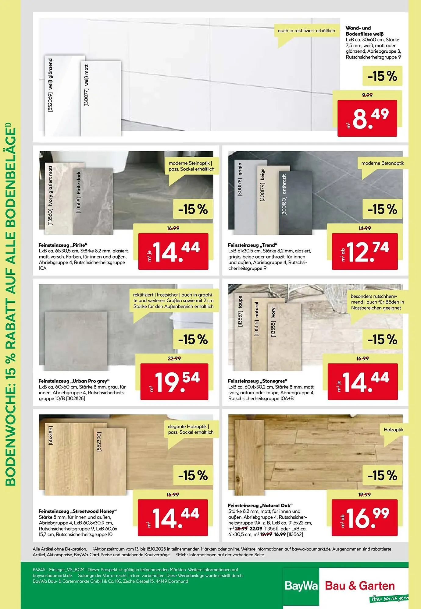 BayWa Prospekt von 3. November bis 9. November 2025 - Prospekt seite 12