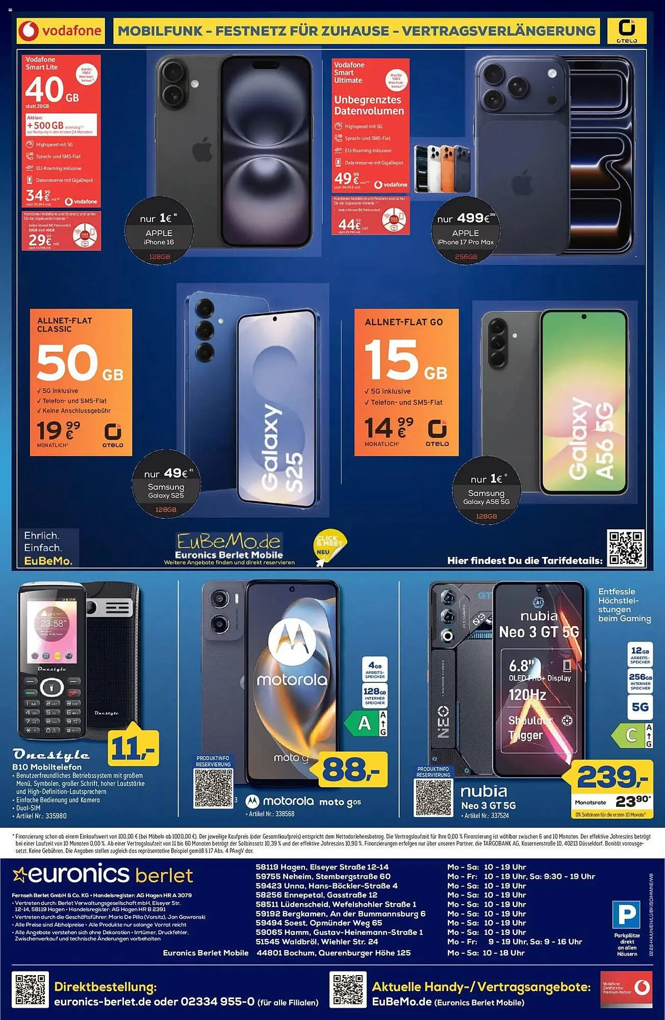 Euronics Berlet Prospekt von 1. Januar bis 7. Januar 2026 - Prospekt seite 8