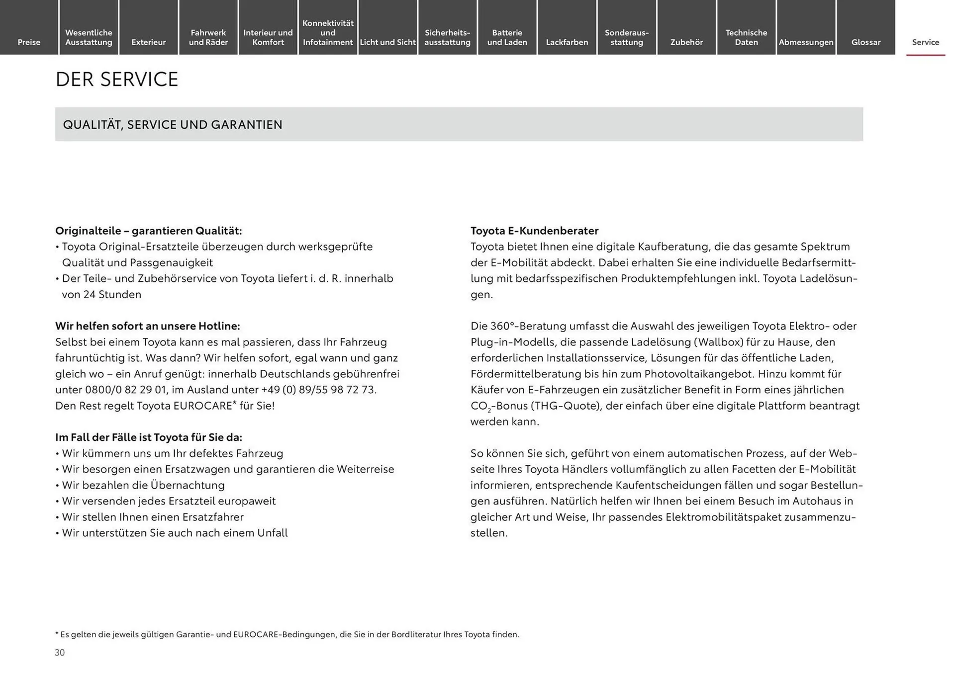 Toyota Prospekt von 12. Juni bis 12. Juni 2025 - Prospekt seite 30