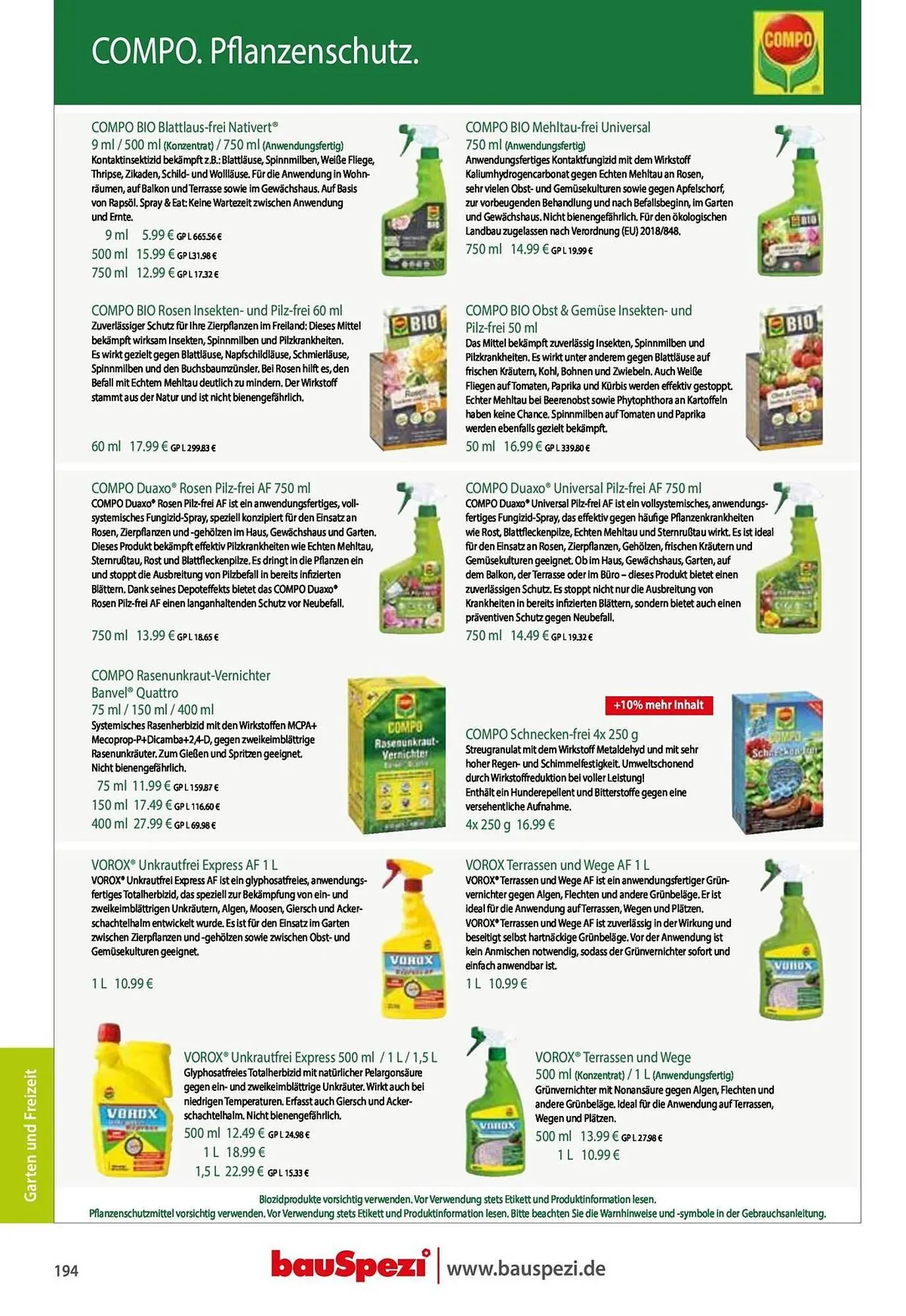 BauSpezi Prospekt von 15. April bis 31. Dezember 2026 - Prospekt seite 196