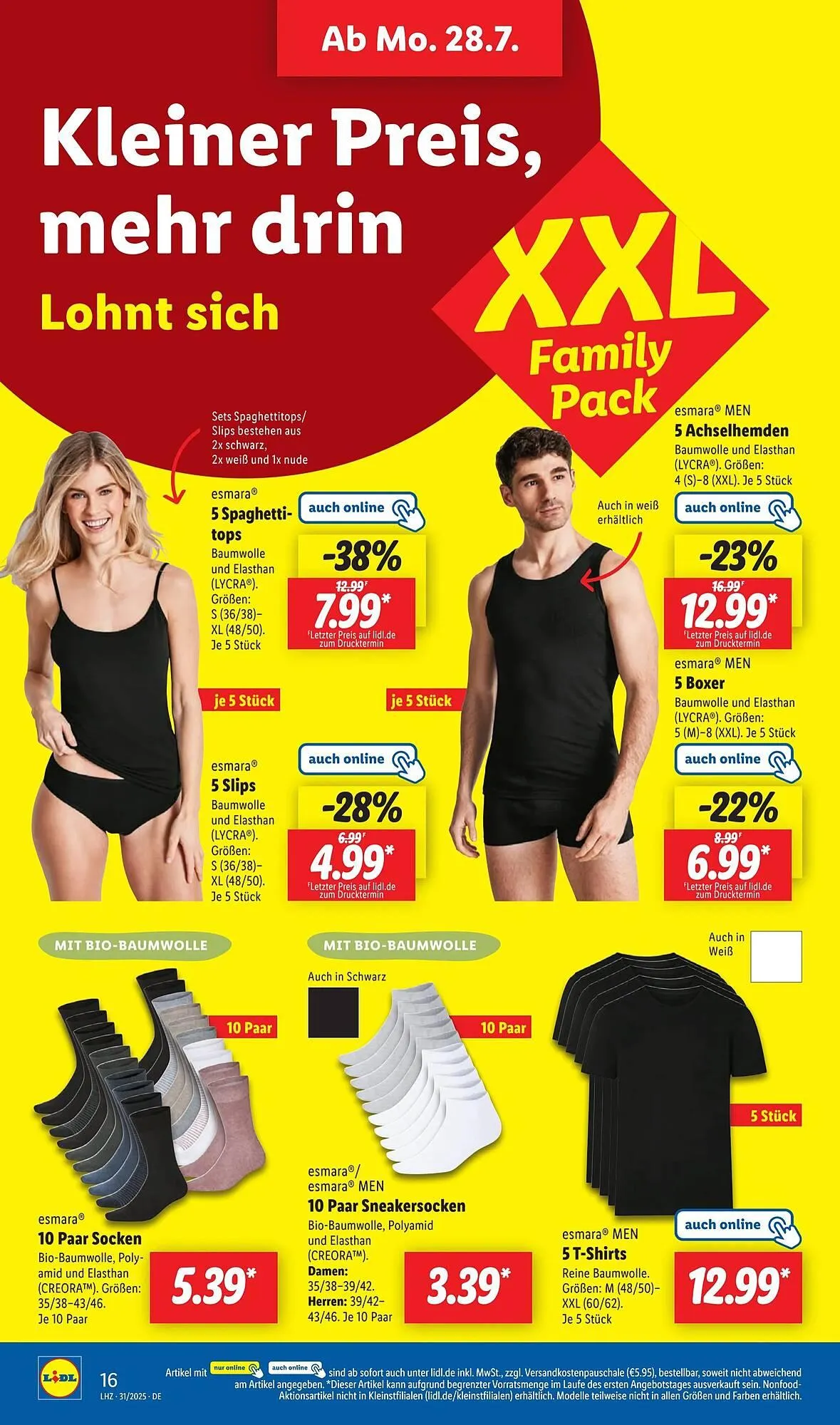 Lidl Prospekt von 28. Juli bis 3. August 2025 - Prospekt seite 22