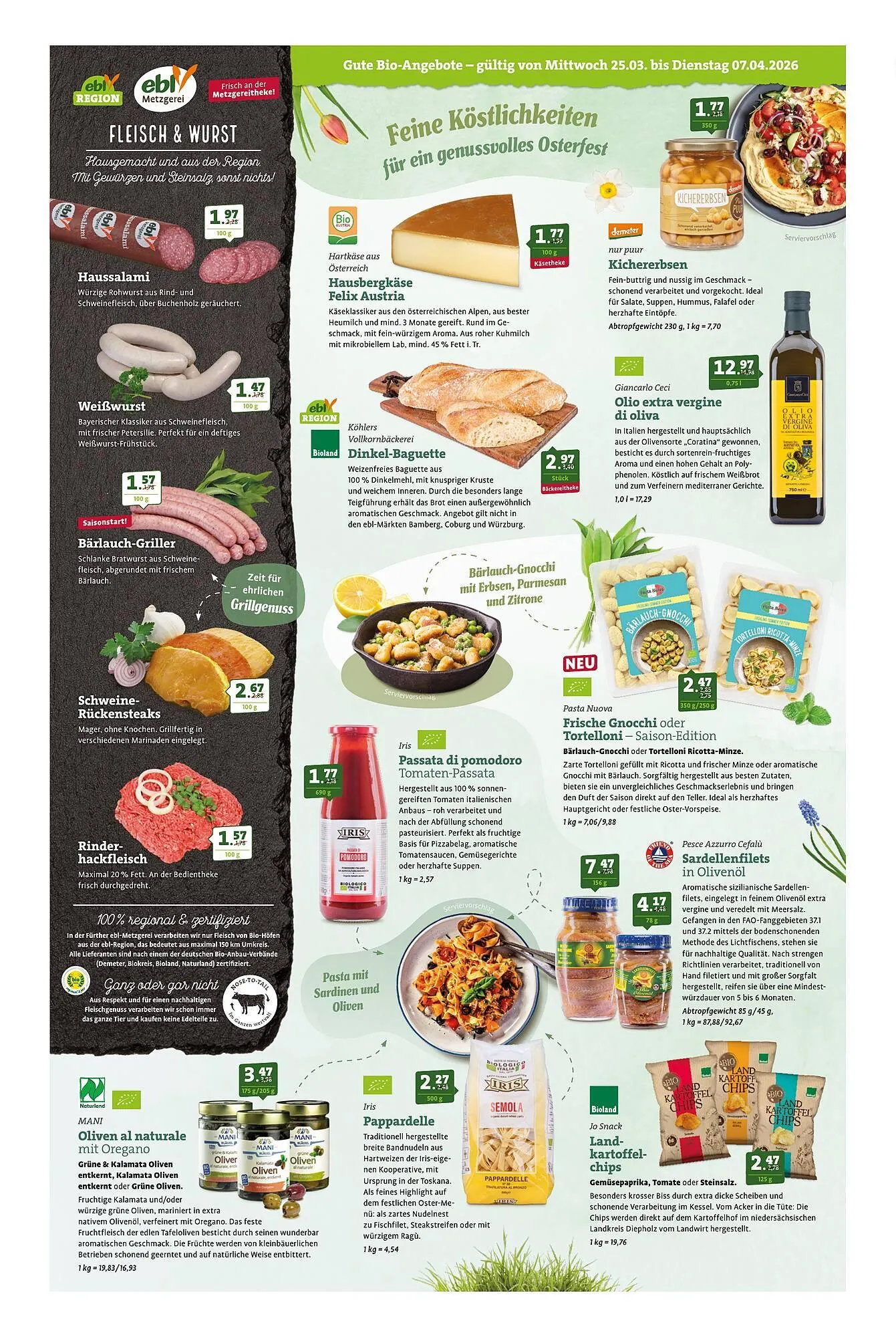 Ebl Naturkost Prospekt von 25. März bis 7. April 2026 - Prospekt seite 2