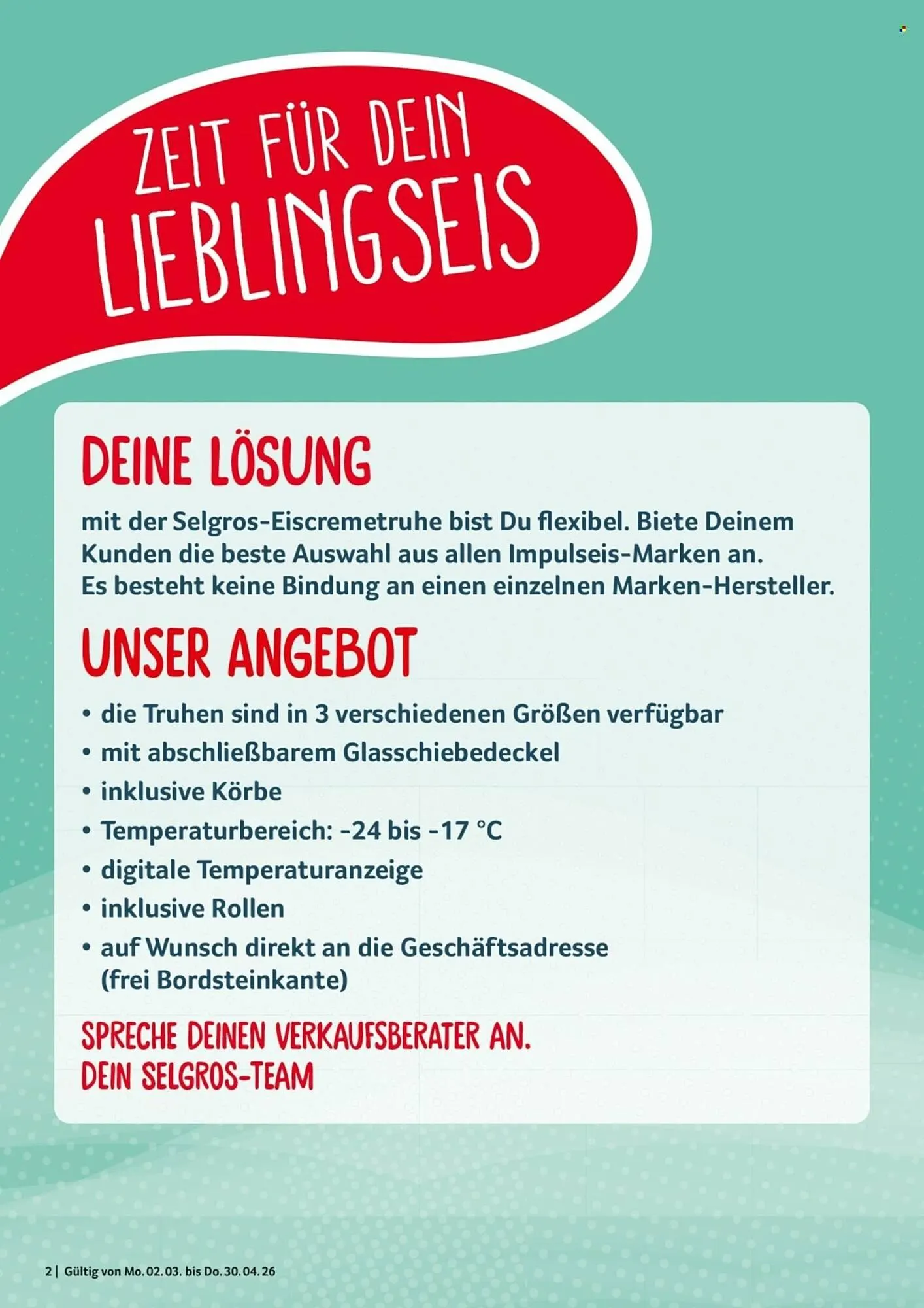 Selgros Prospekt von 2. März bis 30. April 2026 - Prospekt seite 2