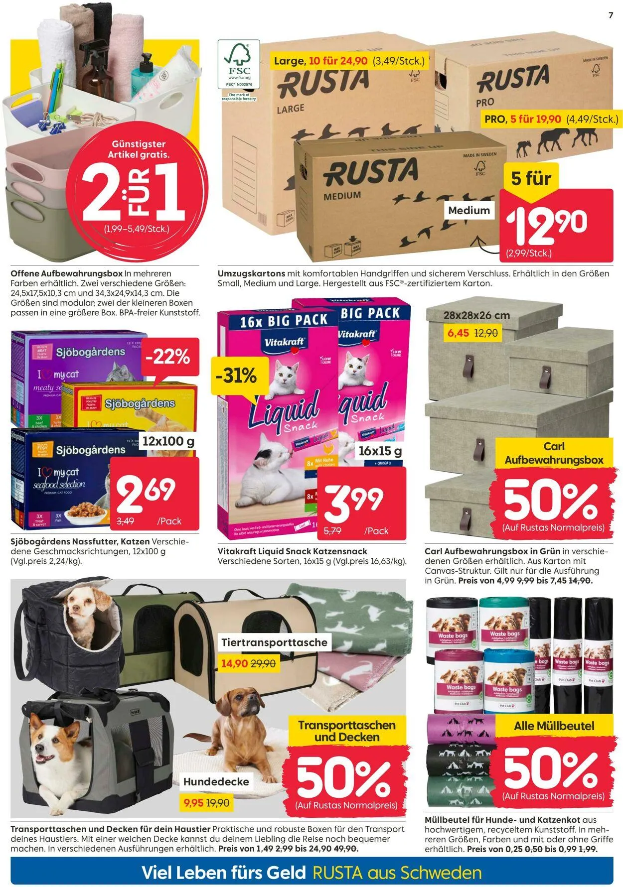 Rusta von 9. September bis 23. September 2025 - Prospekt seite 7