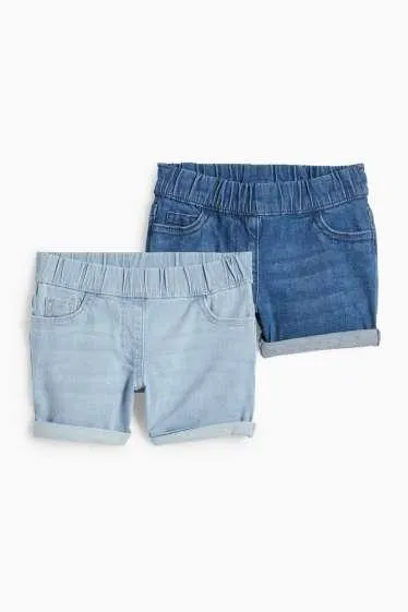 Multipack of 2 - denim shorts