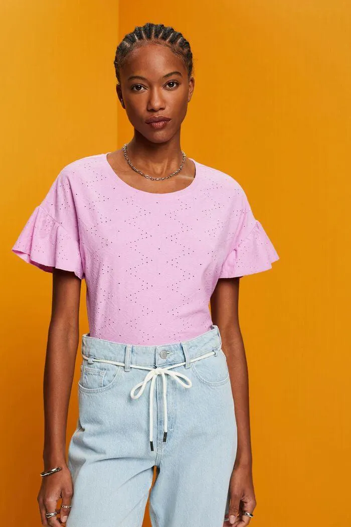 T-shirt animé d’un motif texturé