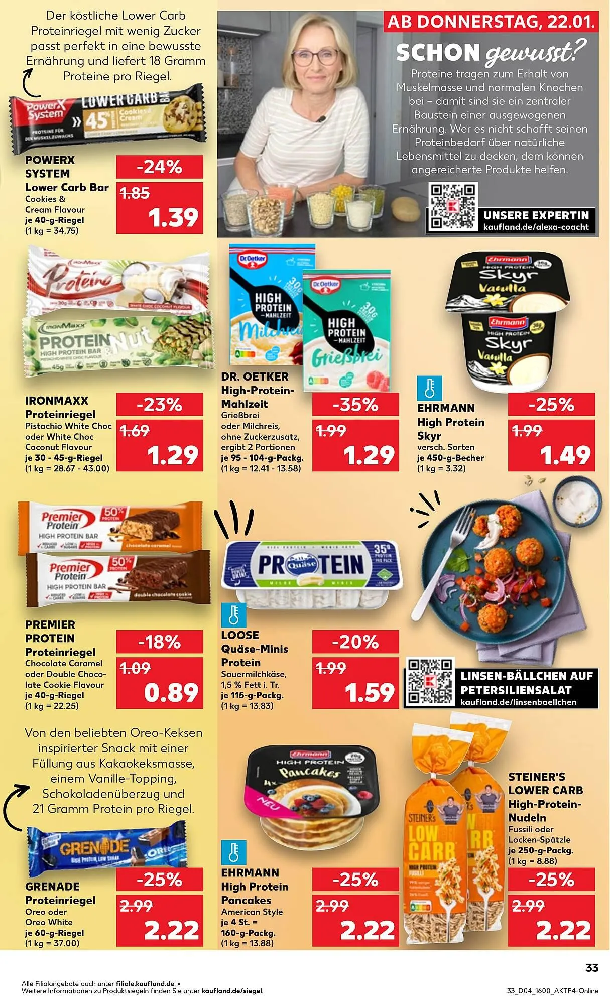 Kaufland Prospekt von 22. Januar bis 28. Januar 2026 - Prospekt seite 33